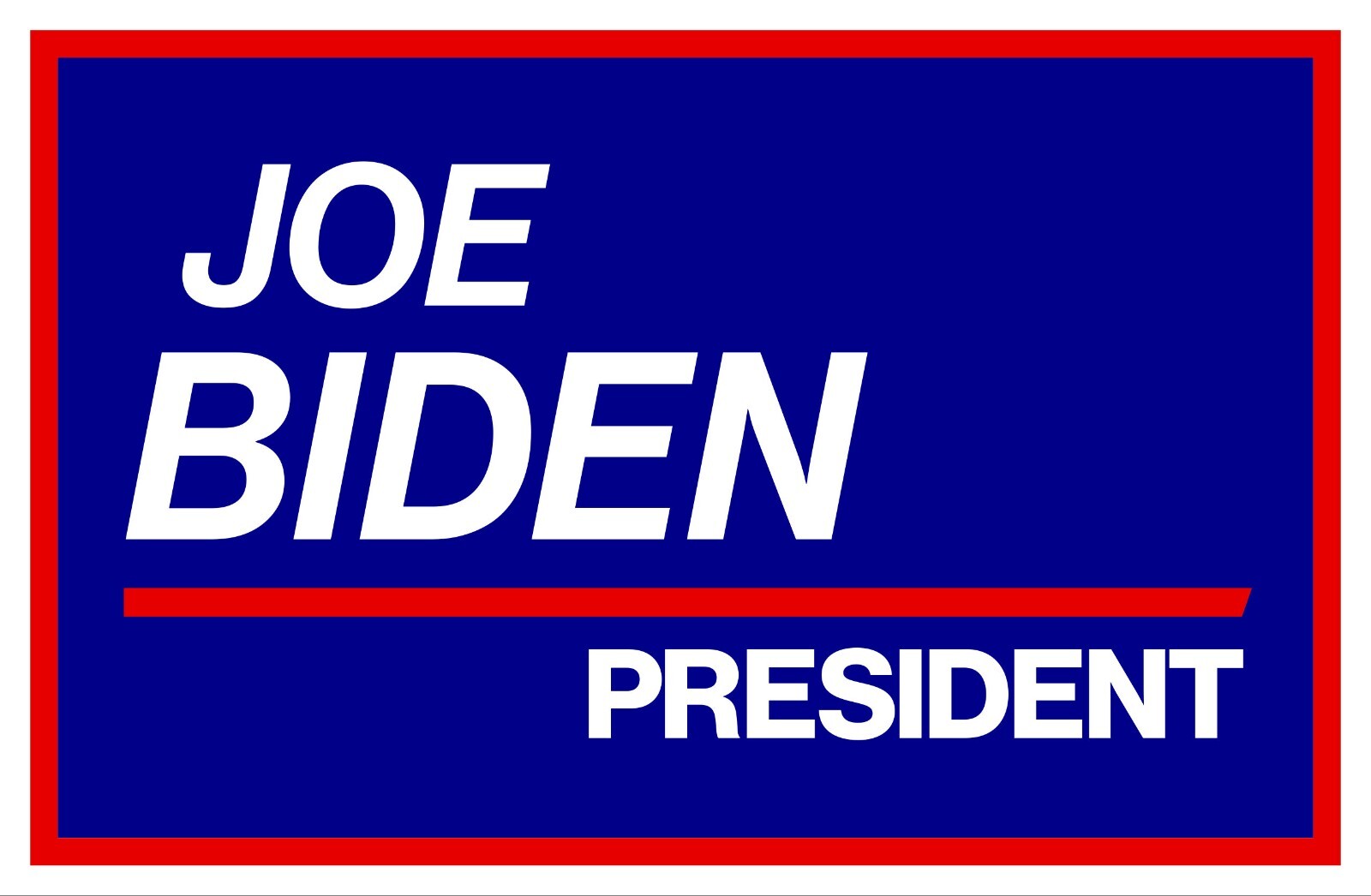 Joe Biden 1988 presidential For President Replica Campaign Bumper Sticker Joe Biden 1988 presidential For President Replica Campaign Bumper Sticker