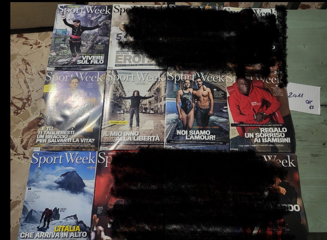 x 26 Magazine Sportweek La Gazzetta dello Sport Year 2011 B Antonacci L Ligabue x 26 Magazine Sportweek La Gazzetta dello Sport Year 2011 B Antonacci L Ligabue