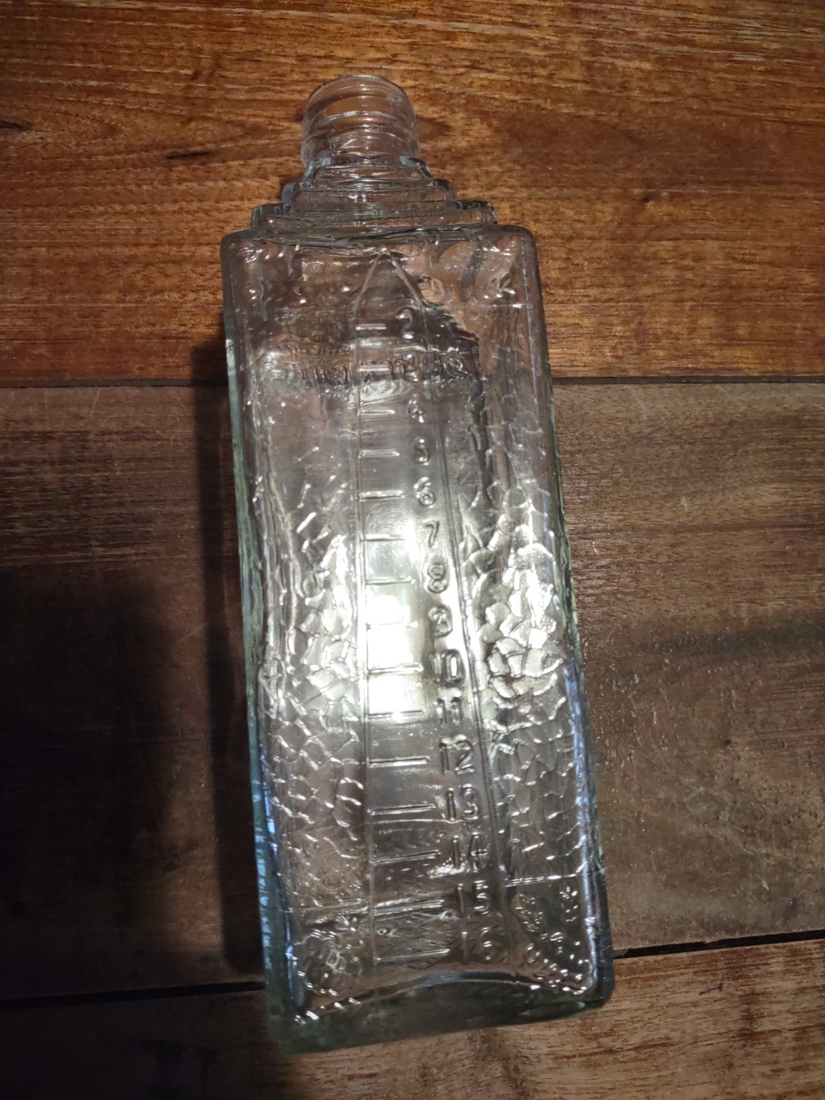 Esco Empty Distinctive Embalming Fluid Glass Bottle Antique 8 Inch Mortuary Esco Empty Distinctive Embalming Fluid Glass Bottle Antique 8 Inch Mortuary