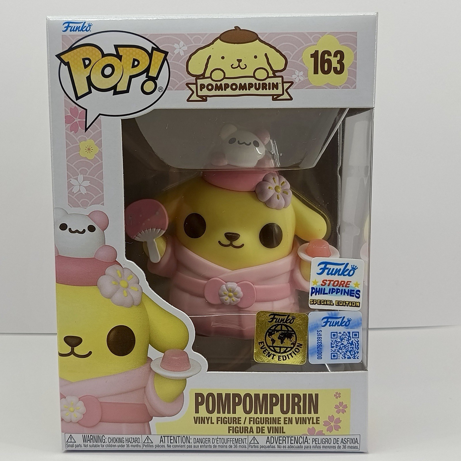 Funko POP Sanrio Pompompurin w/ Kimono #163 Global Edition Event Exclusive Funko POP Sanrio Pompompurin w/ Kimono #163 Global Edition Event Exclusive