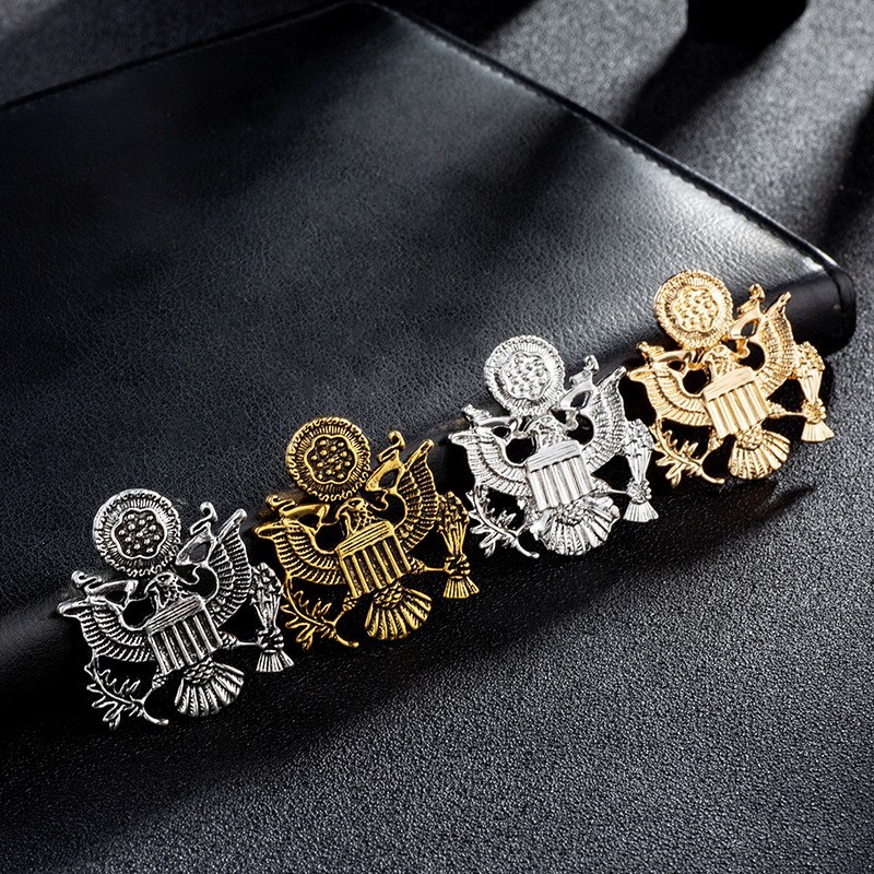 4pcs US American Eagle Commemorative Emblem Badge Brooch Lapel Pin 4pcs US American Eagle Commemorative Emblem Badge Brooch Lapel Pin