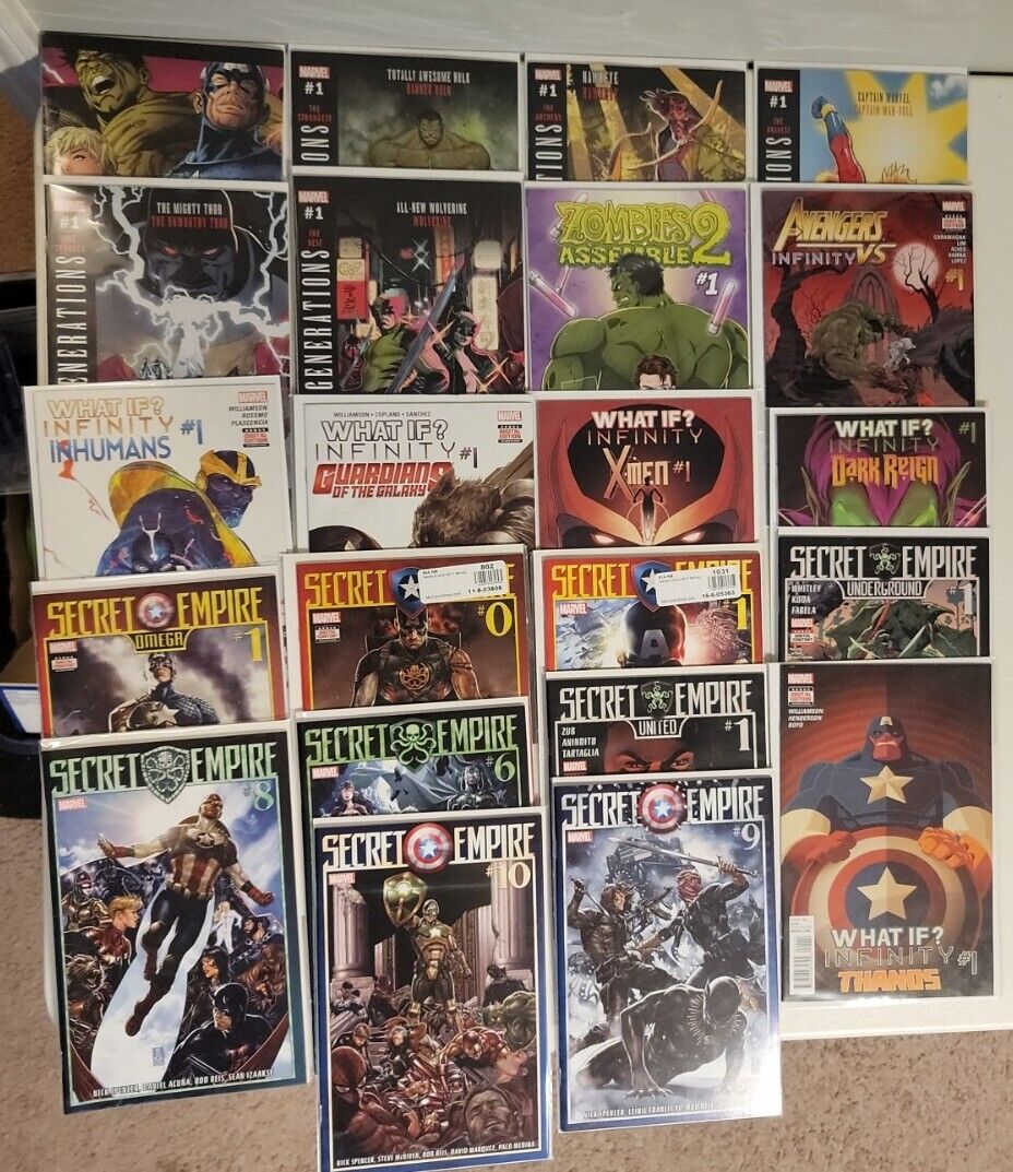 Generations 2017 One-Shots + Marvel Legacy + What If? + MORE HUGE LOT, #1'S