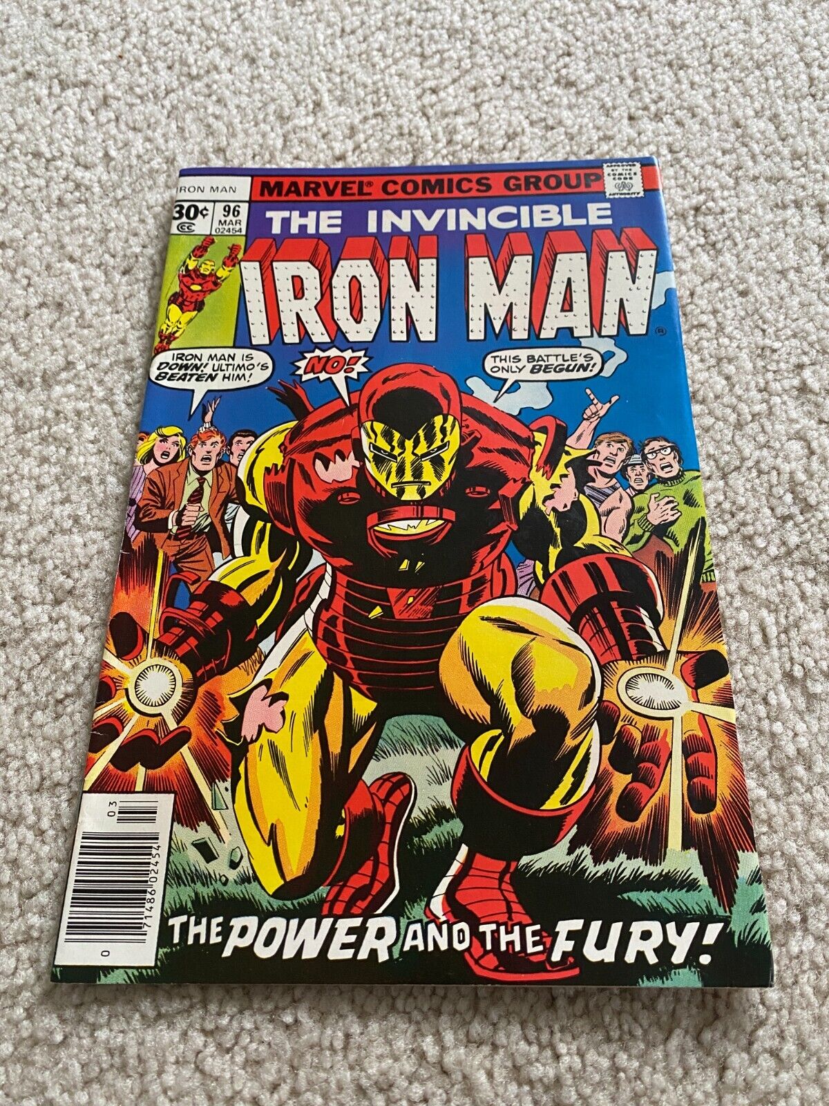 Iron Man  96  VF+  8.5  High Grade  Ultimo  Mandarin  Guardsman  Marvel  1977