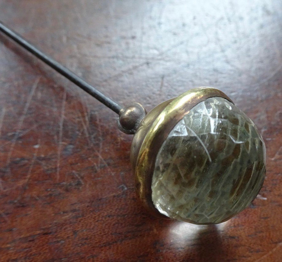 antique Edwardian clear rhinestone 7.5 antique Edwardian clear rhinestone 7.5