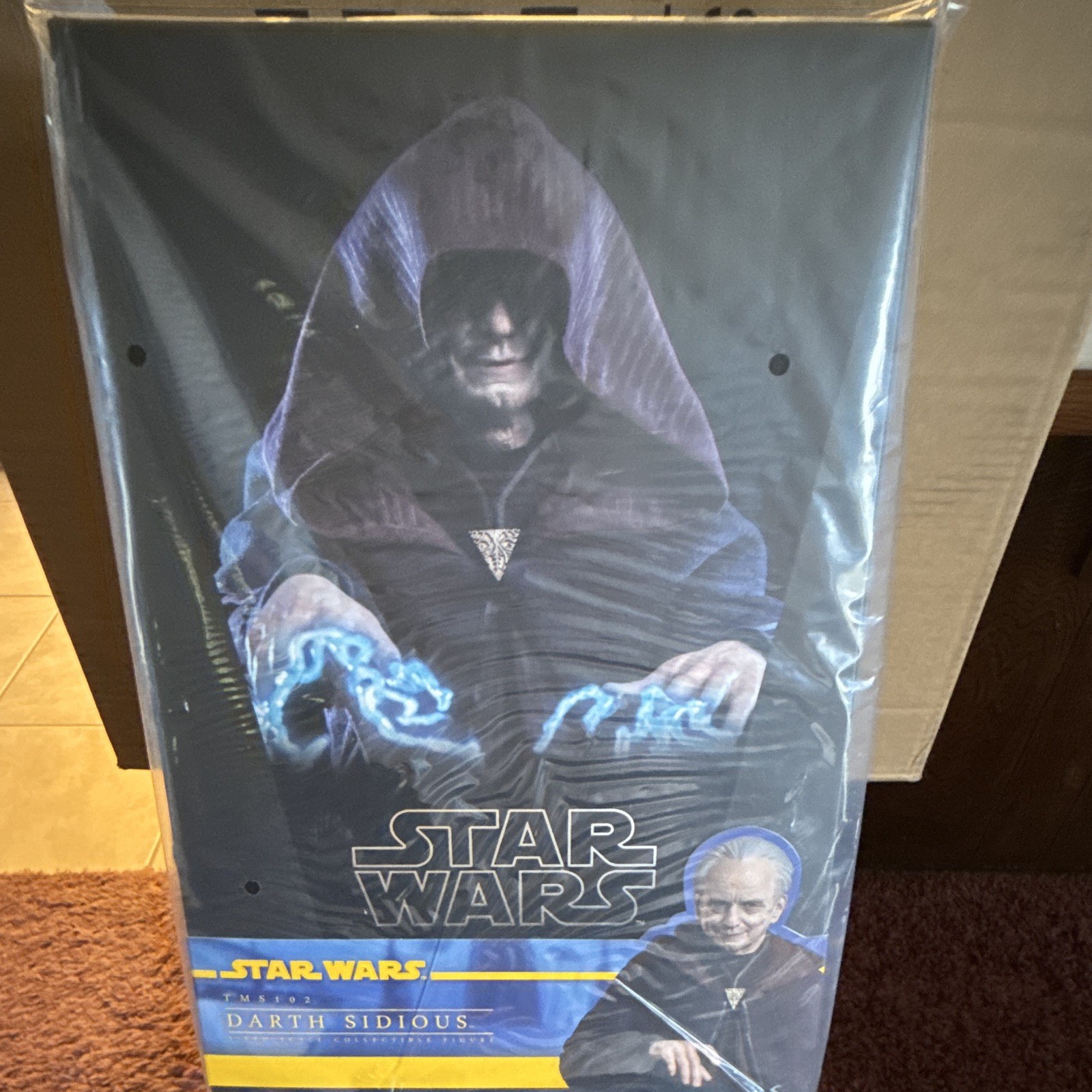 Hot Toys Star Wars Darth Sidious ROTS 1/6 Sixth Scale Figure TMS102 Hot Toys Star Wars Darth Sidious ROTS 1/6 Sixth Scale Figure TMS102