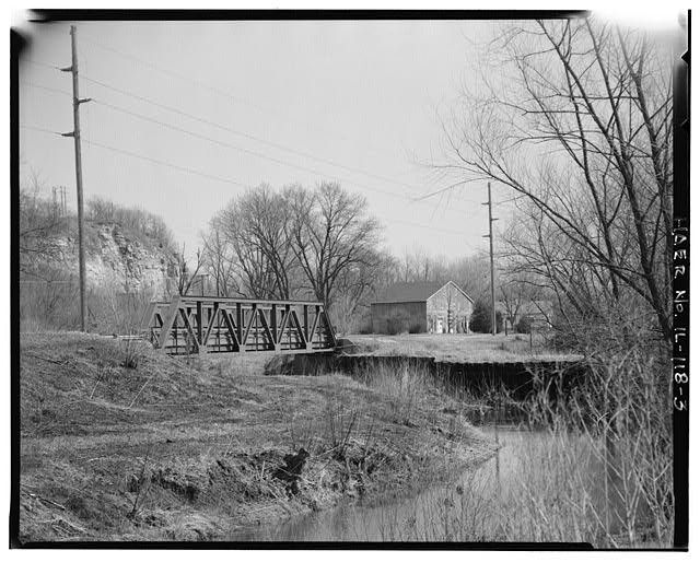 Photo:Pearl Pike County Illinois Hill Creek Bridge 1930s State Route 100