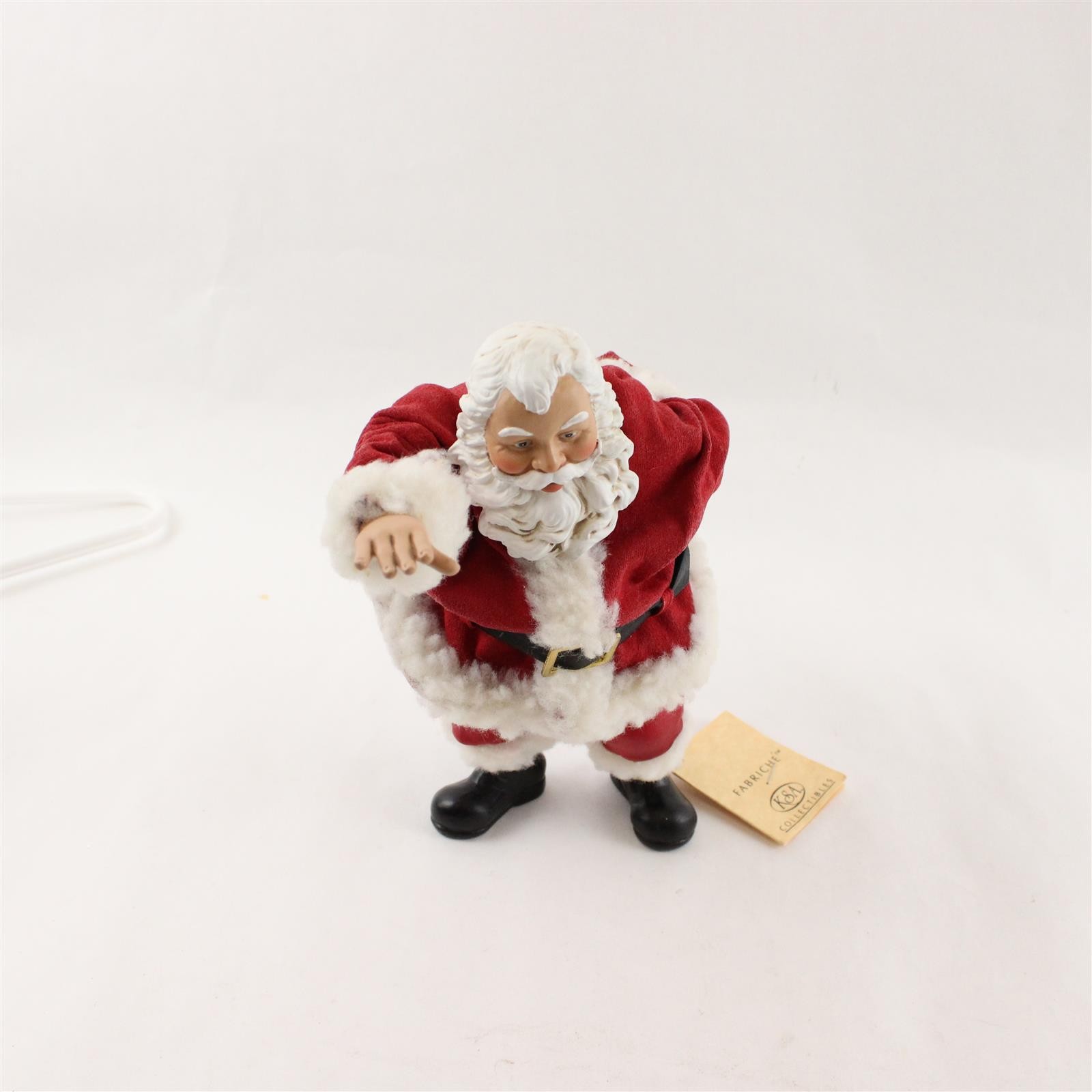 KSA Collectibles Fabriche Resin Santa Claus Figurine 8in Holiday KSA Collectibles Fabriche Resin Santa Claus Figurine 8in Holiday