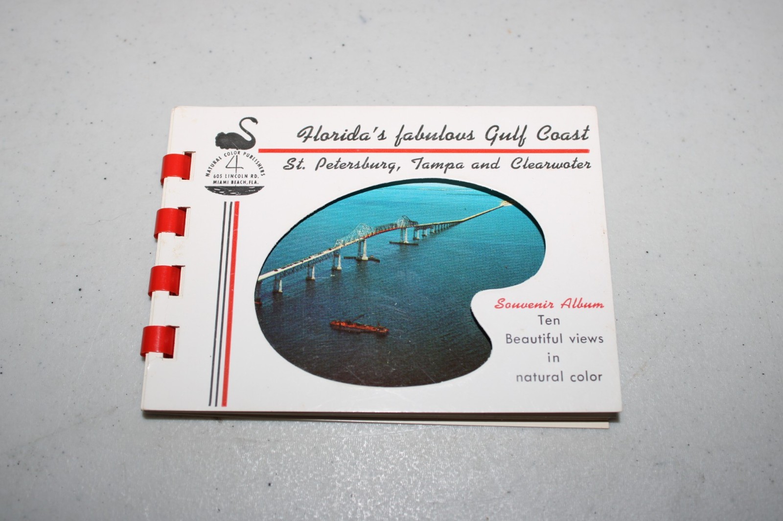 VTG MINI Photo Book Florida\'s Gulf Coast Tampa Clearwater St Petersburg 10 Pics
