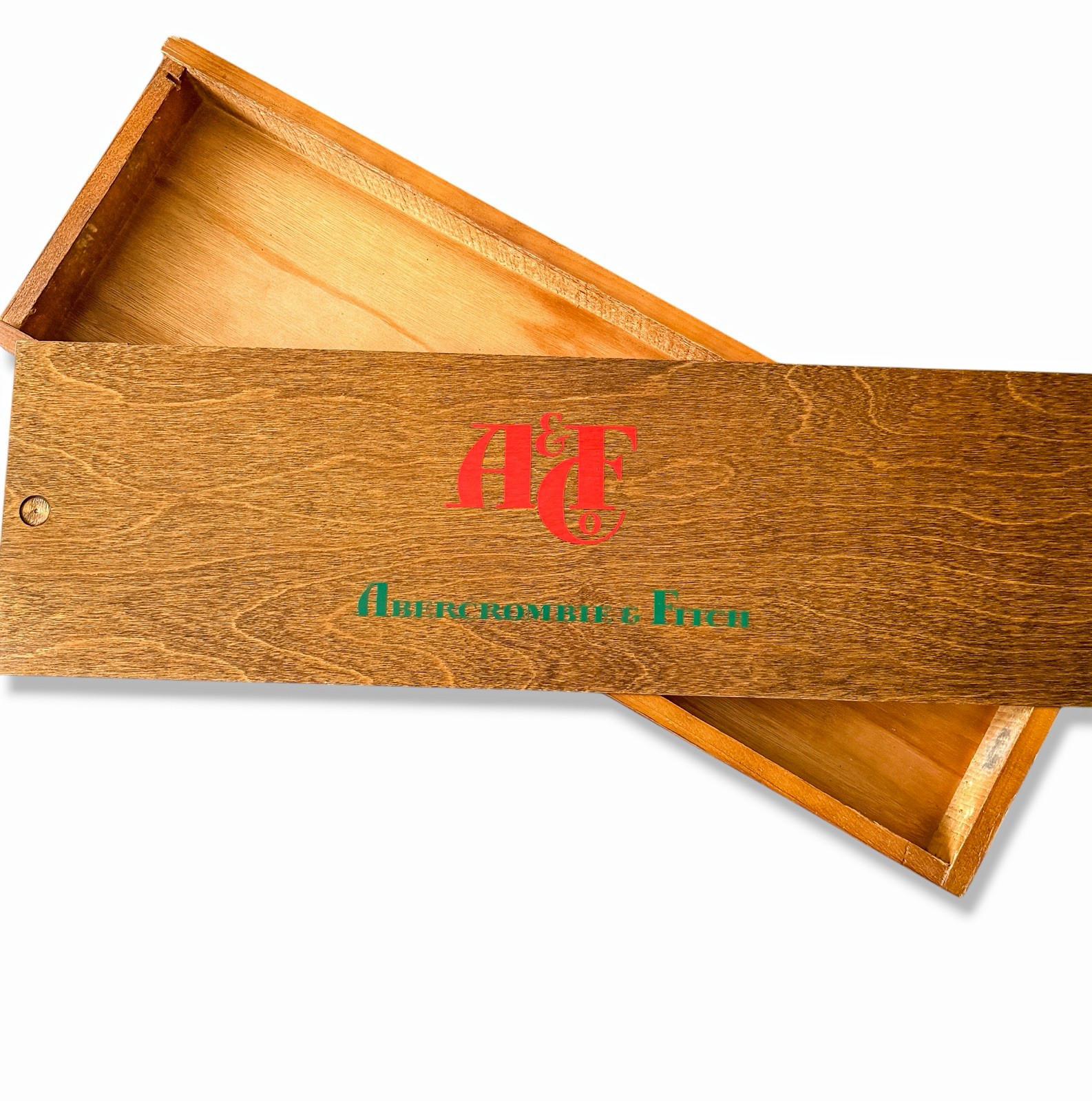 Vintage Abercrombie & Fitch A&F | Mid-Century Wooden Sporting Goods Box Vintage Abercrombie & Fitch A&F | Mid-Century Wooden Sporting Goods Box