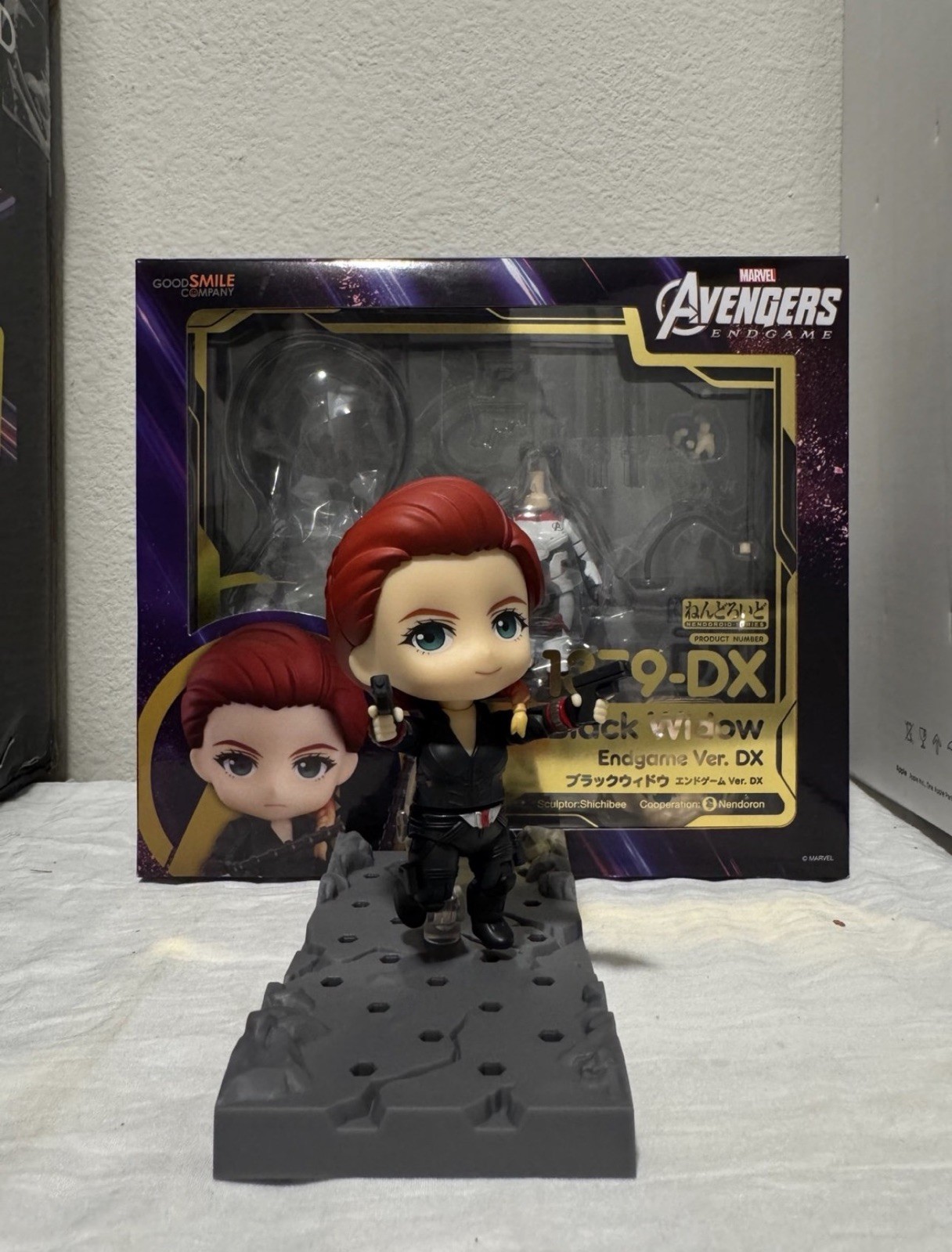 Good Smile Company Marvel Black Widow Ver. 1520-DX Figure Nendoroid Good Smile Company Marvel Black Widow Ver. 1520-DX Figure Nendoroid