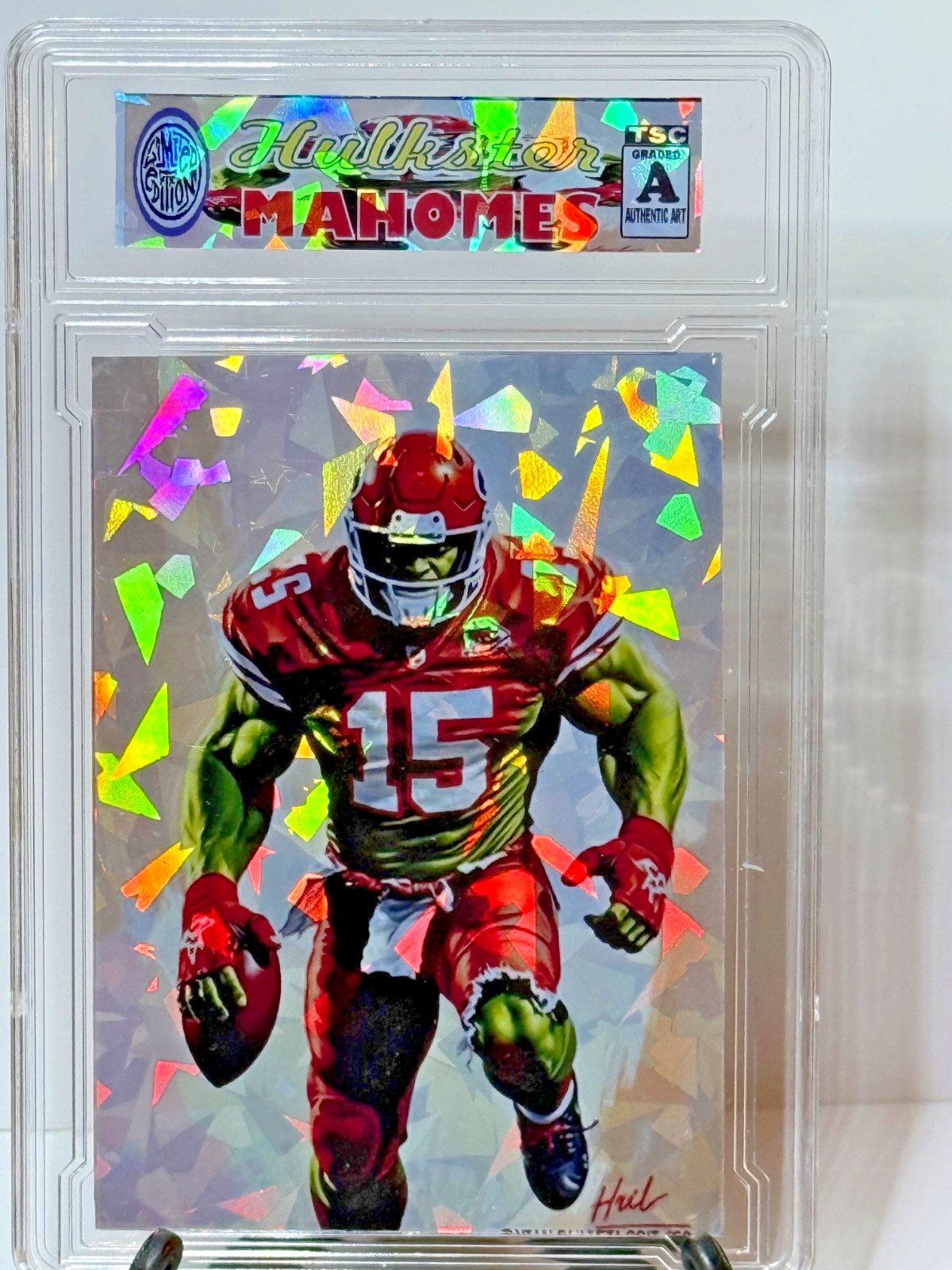 2026 Kansas City Mahomes Hulkster Sport  NFL Refractor cd rc