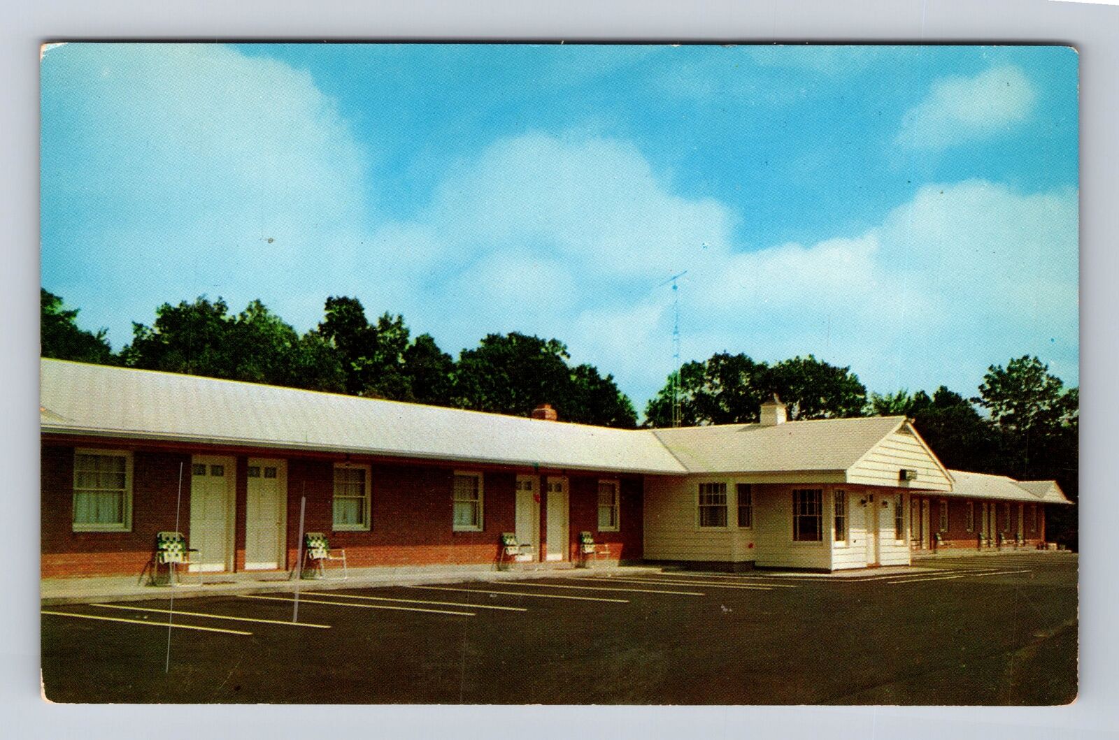 Groton CT-Connecticut, Colonial Motel, Advertising, Antique Vintage Postcard