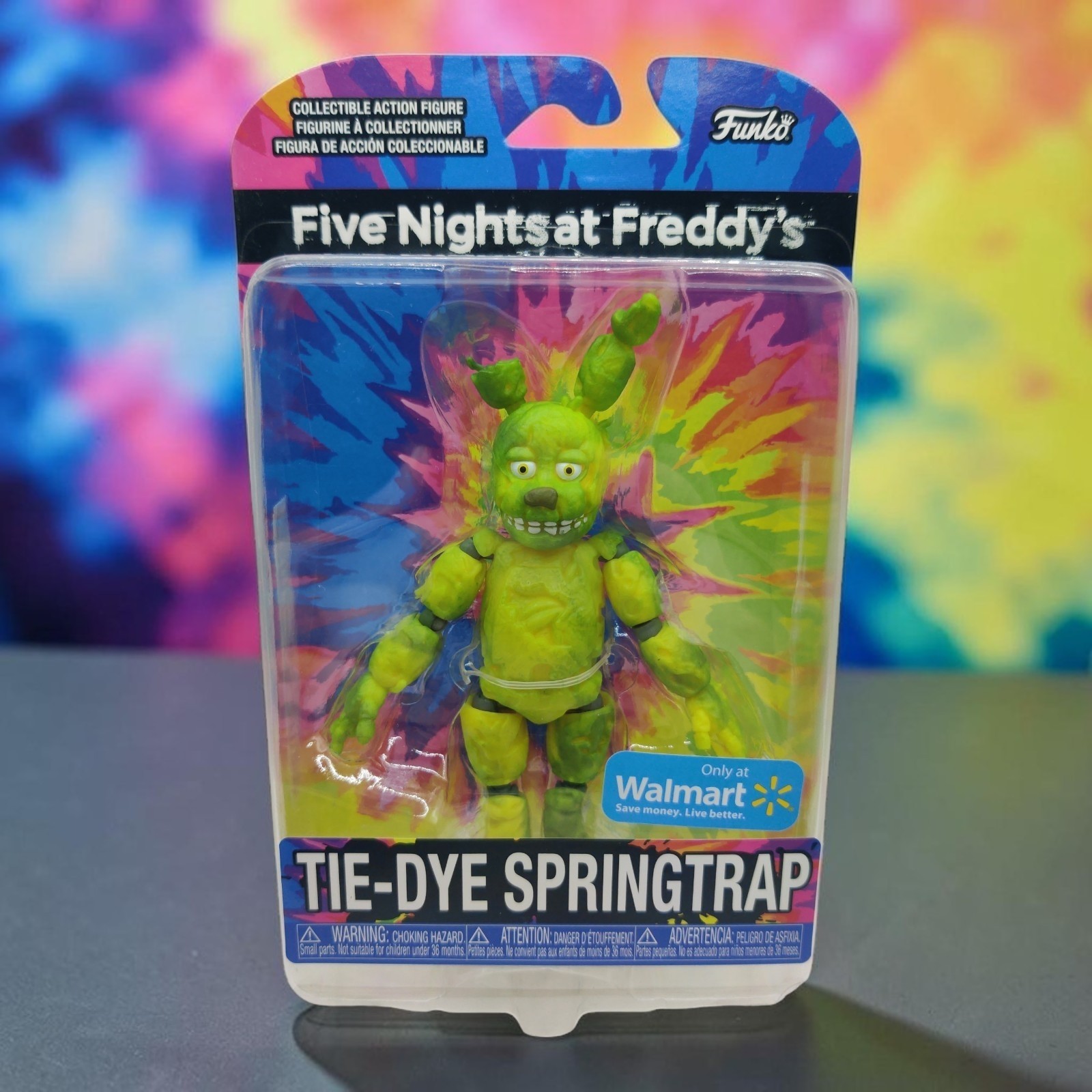 Five Nights at Freddy's Tie-Dye Springtrap Funko FNAF Walmart Exclusive Rare Toy Five Nights at Freddy's Tie-Dye Springtrap Funko FNAF Walmart Exclusive Rare Toy