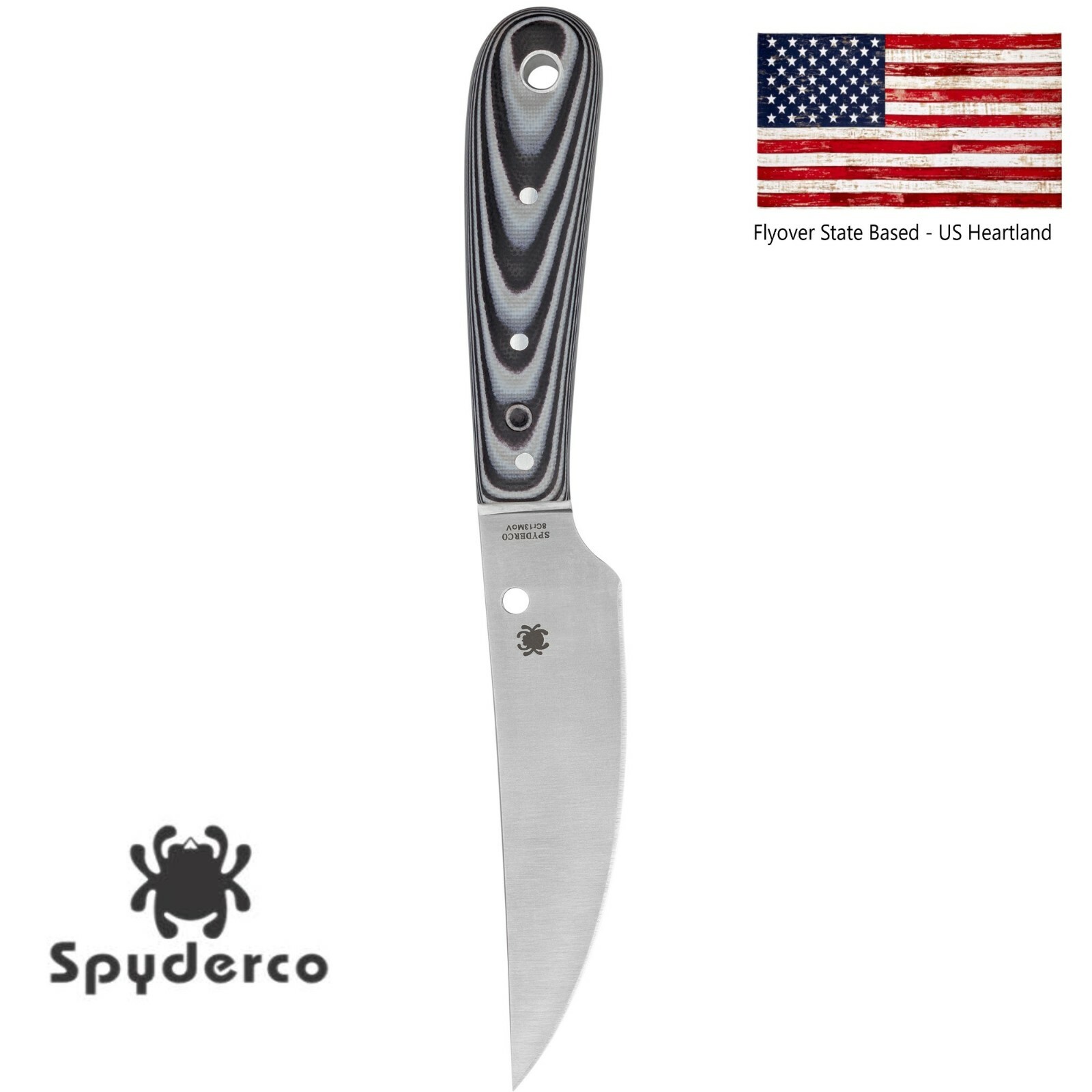 Spyderco Bow River FB46GP 4.4 inch Camping Fixed Blade Tactical Knife G10 Handle Spyderco Bow River FB46GP 4.4 inch Camping Fixed Blade Tactical Knife G10 Handle