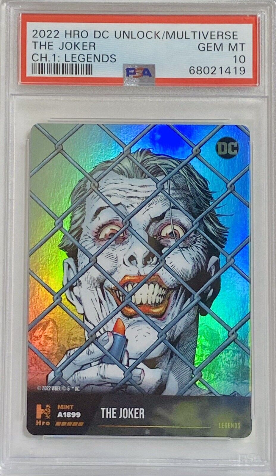 2022 DC The Joker Chapter 1: Legends - PSA 10 Gem Mint - (Physical Card Only)