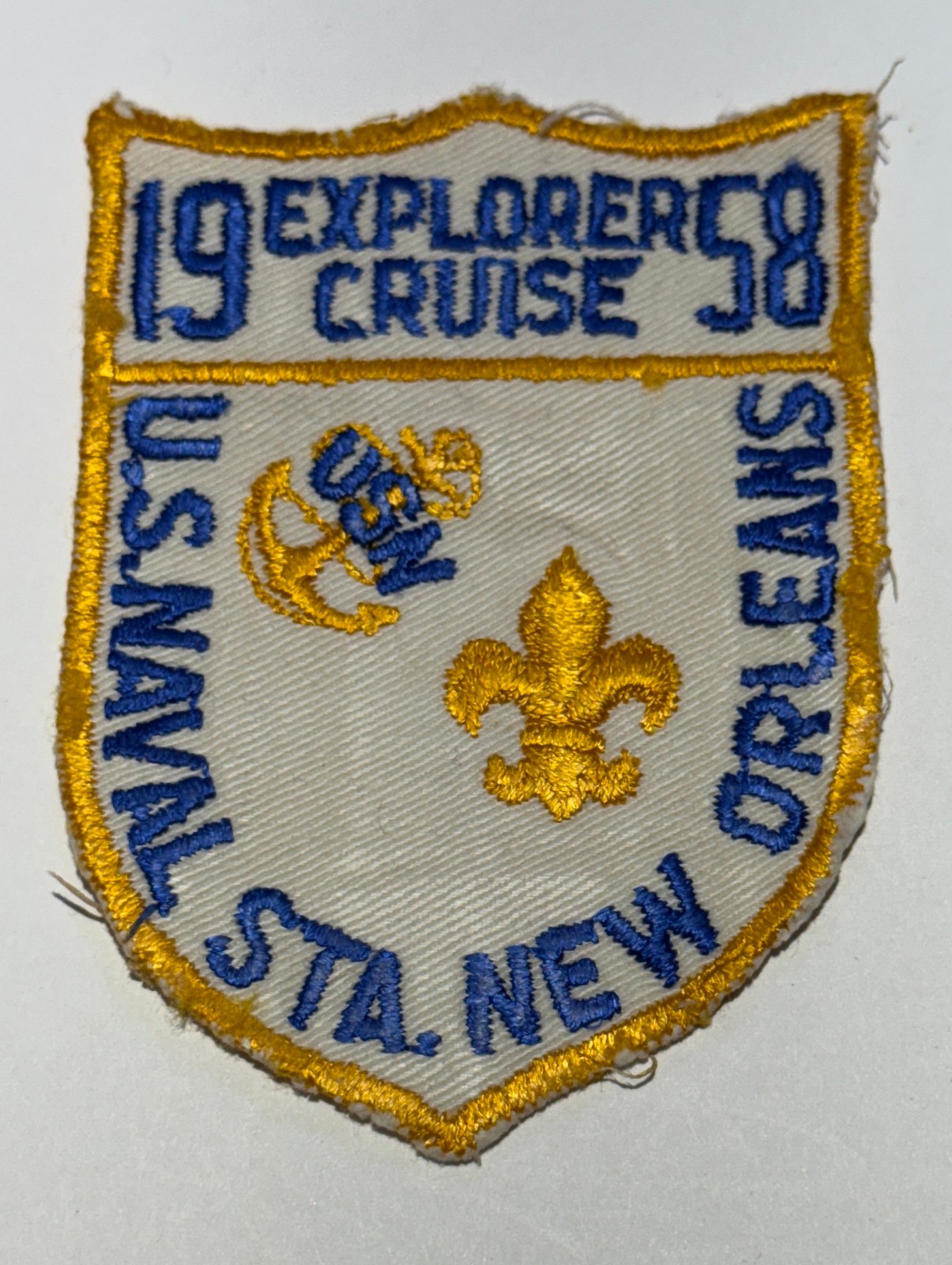 1958 New Orleans Area Council Sea   Explorer Cruise  Patch Boy Scout MX0