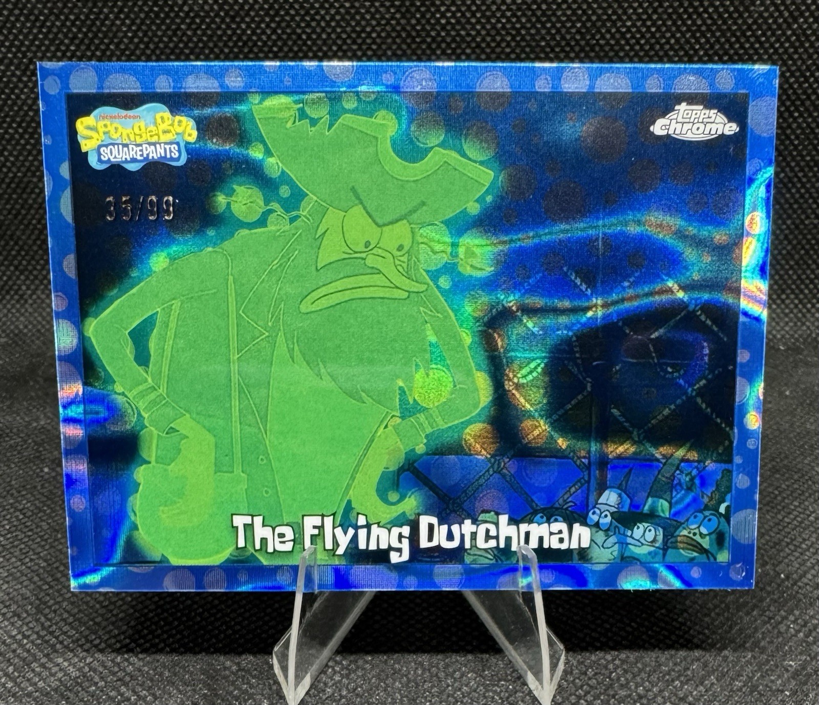 2025 Topps Chrome SpongeBob SquarePants #3 The Flying Dutchman Bubblefractor /99 2025 Topps Chrome SpongeBob SquarePants #3 The Flying Dutchman Bubblefractor /99