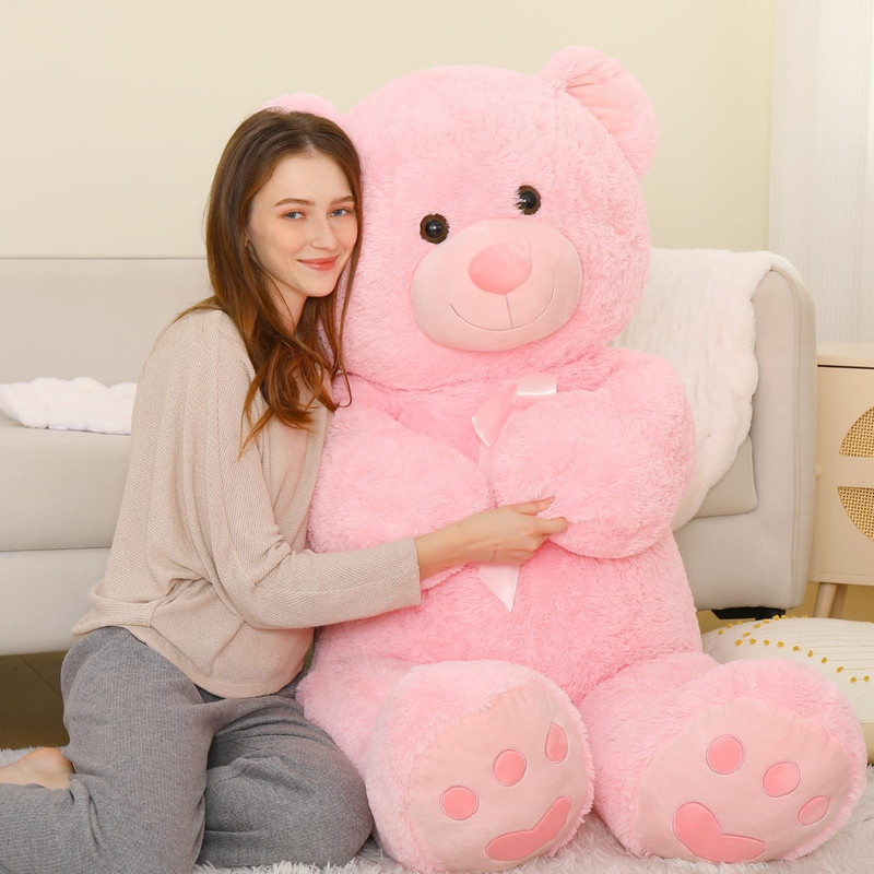 Morismos 5Ft Giant Teddy Bear Stuffed Animal Large Stuffed Bear Footprints Big Morismos 5Ft Giant Teddy Bear Stuffed Animal Large Stuffed Bear Footprints Big
