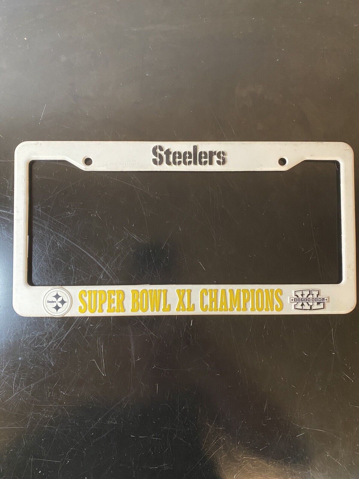 NWT Pittsburgh Steelers Auto Super Bowl XL Championship Tag Frame 