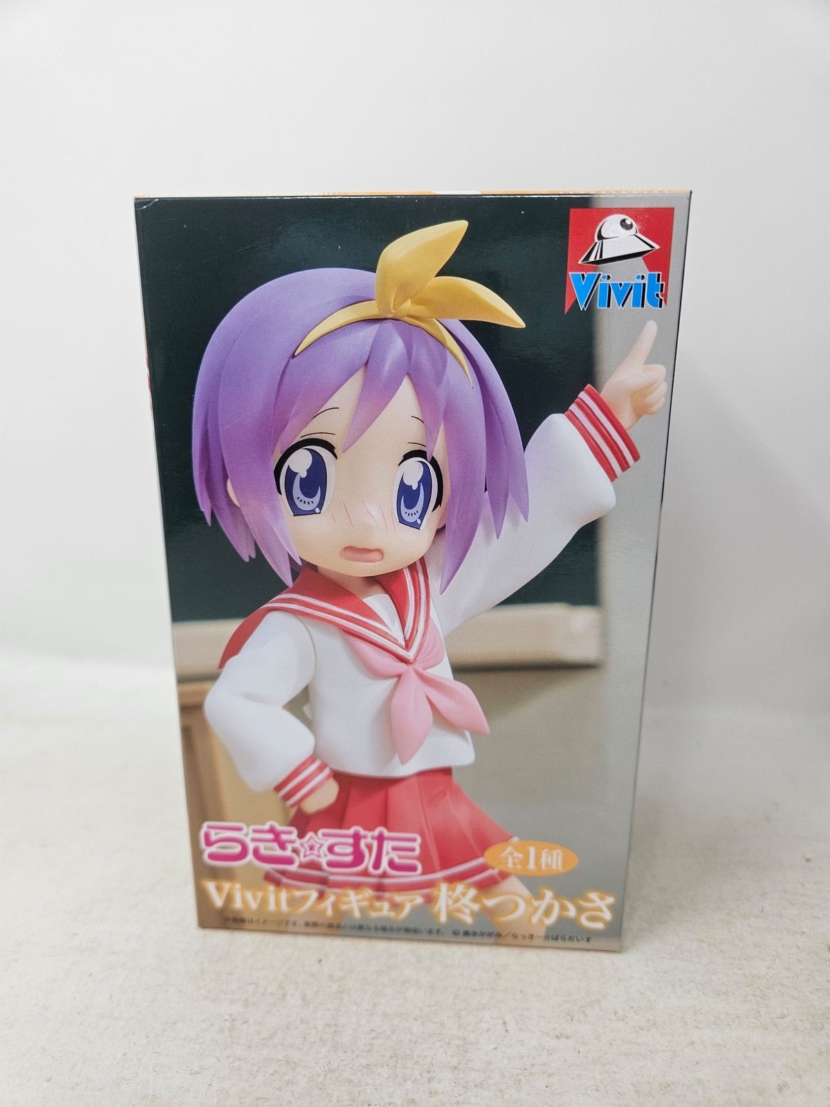 Vivit Lucky Star Hiiragi Tsukasa Chibi Anime PVC Figure New Boxed US Seller