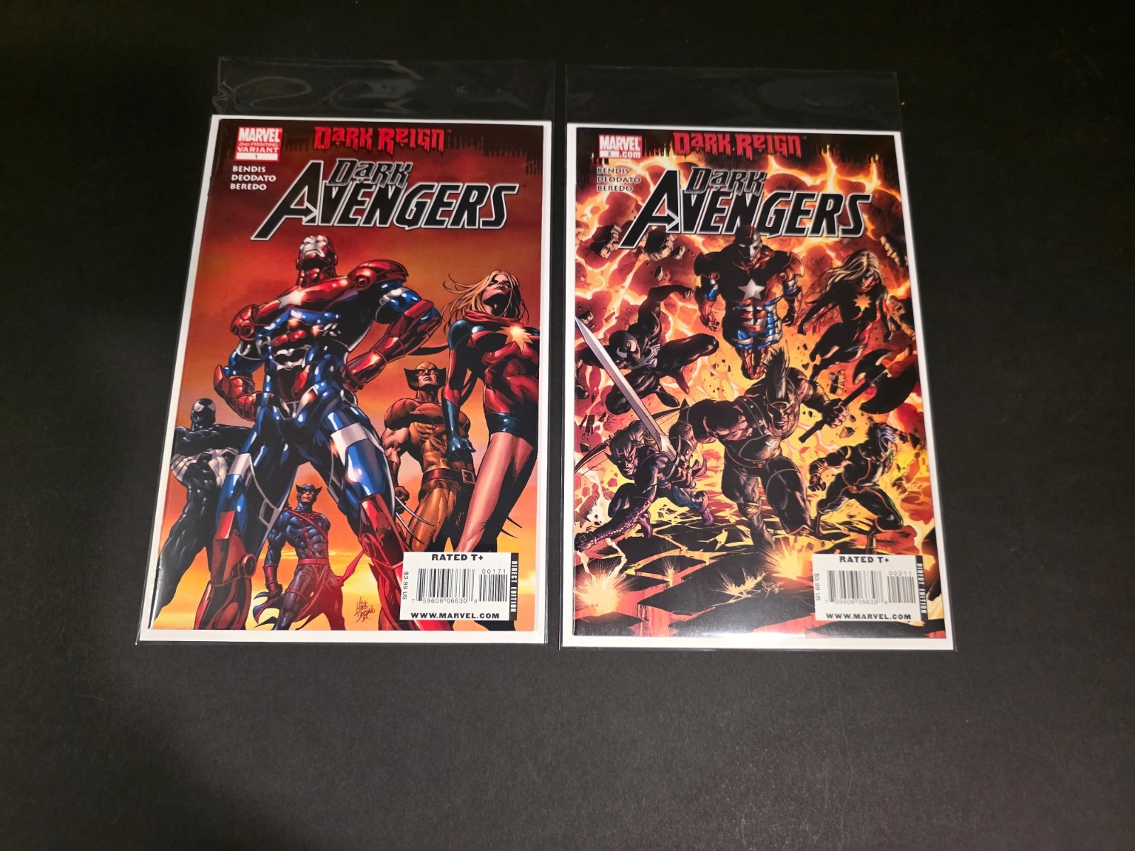 Dark Avengers #1 & 2 (Marvel, 2009) ☆ Authentic ☆ 2 Book Lot ☆ Dark Avengers #1 & 2 (Marvel, 2009) ☆ Authentic ☆ 2 Book Lot ☆