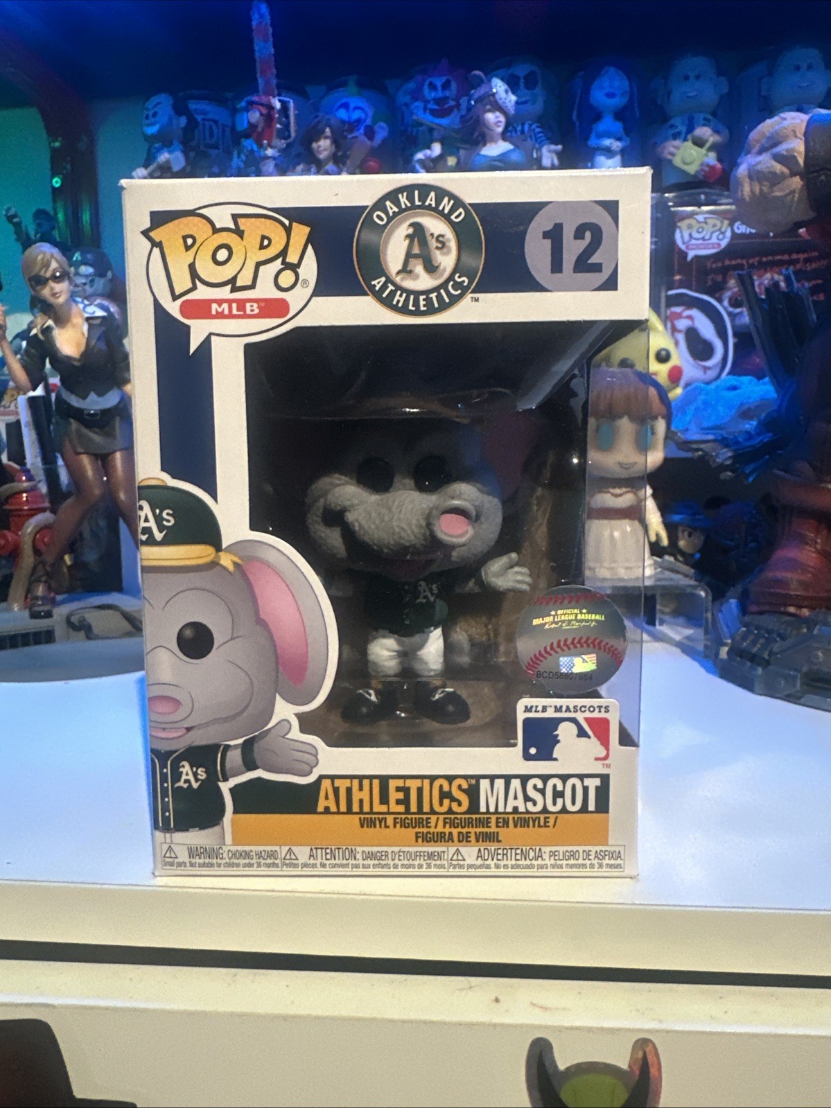 FUNKO Pop MLB Baseball Oakland Athletics Mascot Stomper Oakland A's #12 FUNKO Pop MLB Baseball Oakland Athletics Mascot Stomper Oakland A's #12