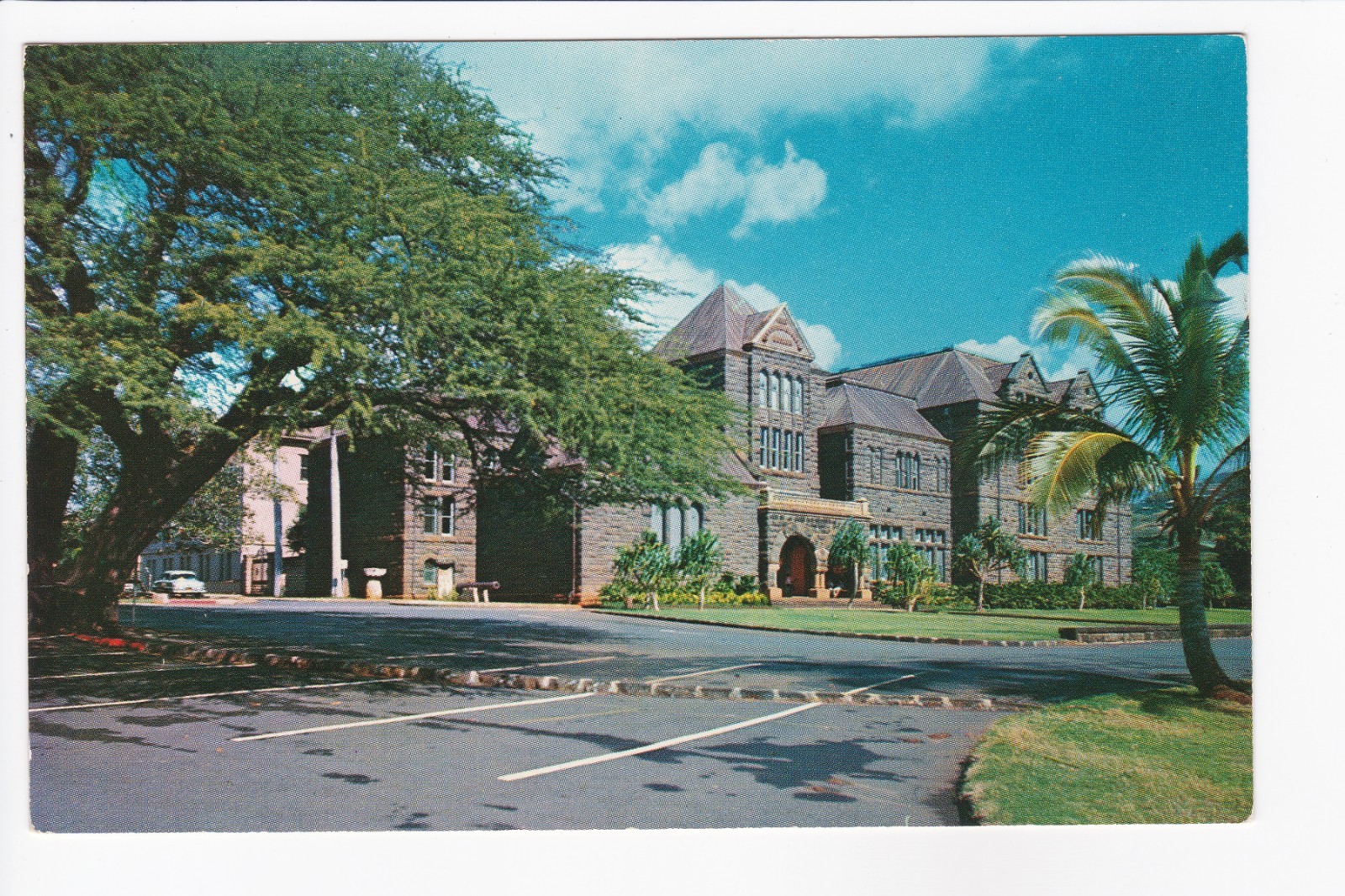 Bernice P. Bishop Museum Honolulu Hawaii Kamehameha The Great Chrome Postcard Bernice P. Bishop Museum Honolulu Hawaii Kamehameha The Great Chrome Postcard