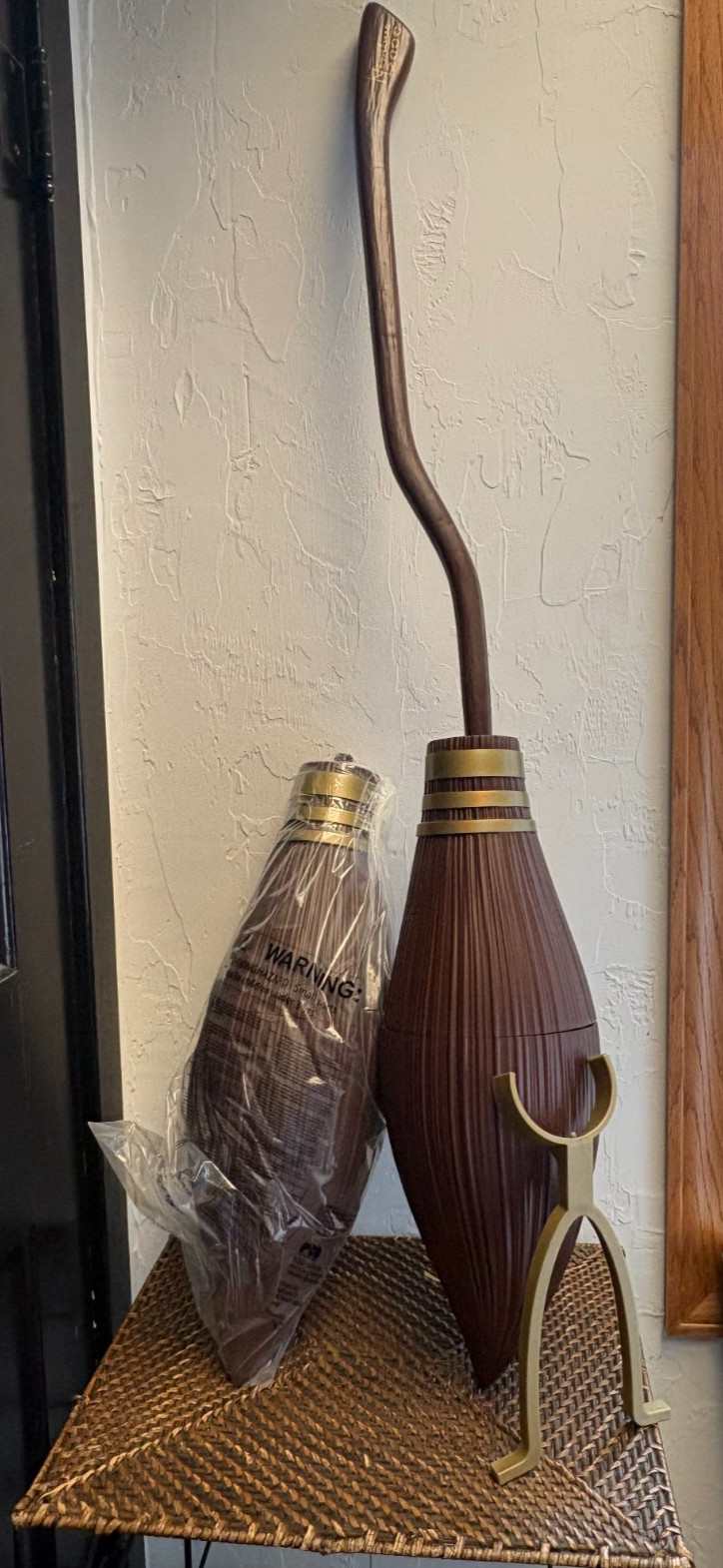 SALE Harry Potter 25th Anniversary Nimbus 2000 Broomstick popcorn bucket NEW SALE Harry Potter 25th Anniversary Nimbus 2000 Broomstick popcorn bucket NEW
