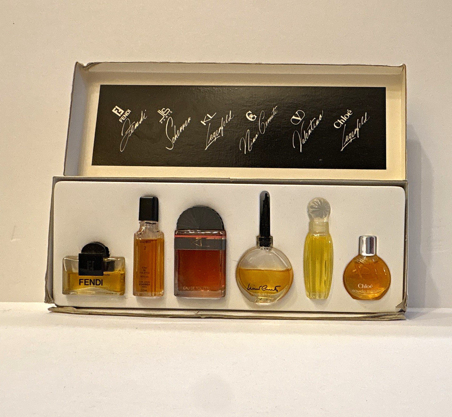 Designer Collection Perfume Mini Gift Set: Fendi, Nina Ricci, Chloe
