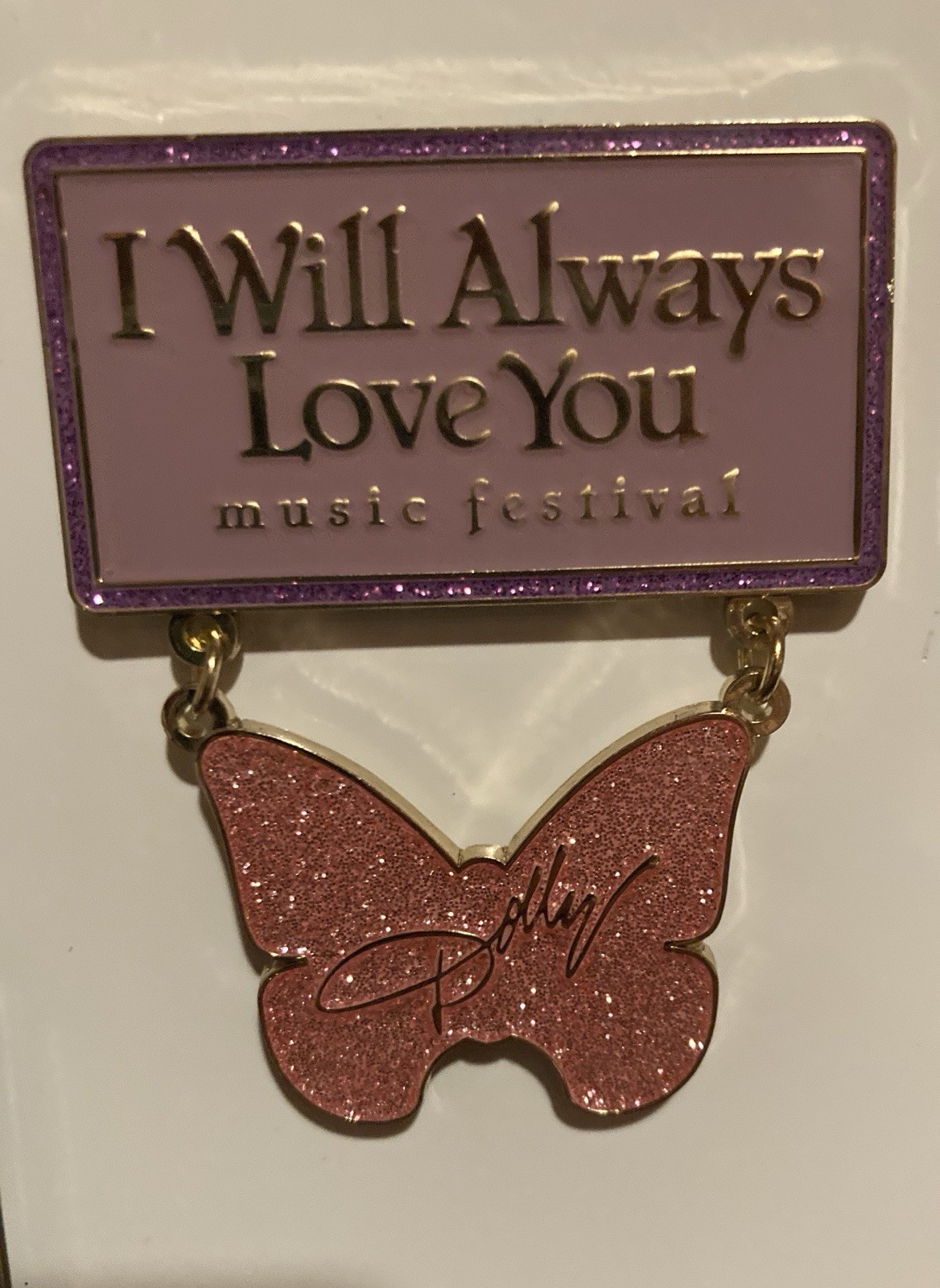 Dolly Parton I Will Always Love You Pink Butterfly Magnet Dolly Parton I Will Always Love You Pink Butterfly Magnet