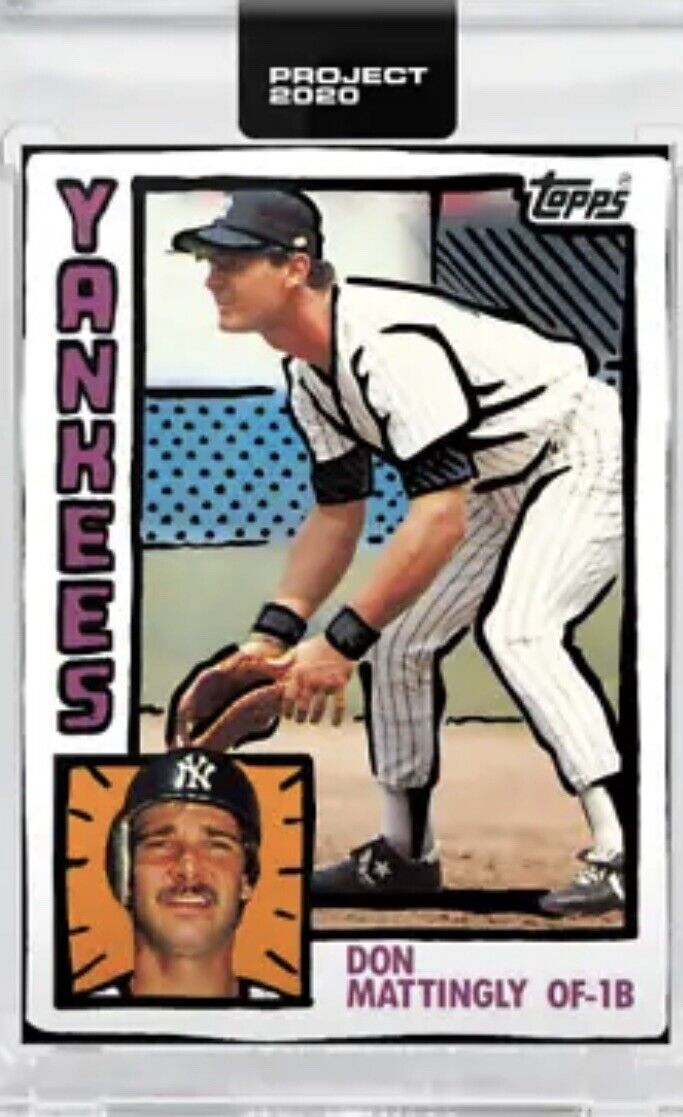 Topps Project 2020 #190 Don Mattingly by Josh Vides Card New York Yankees