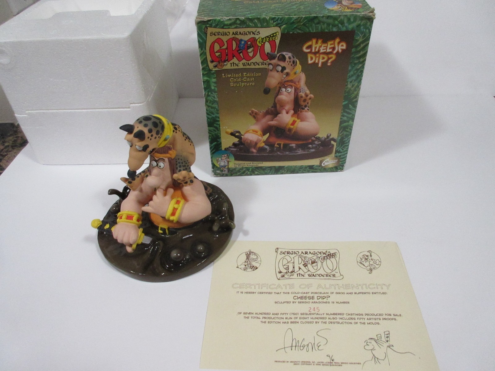 GROO THE WANDERER STATUE BY GRAPHITTI DESIGNS #245/750 SERGIO ARAGONES 1996