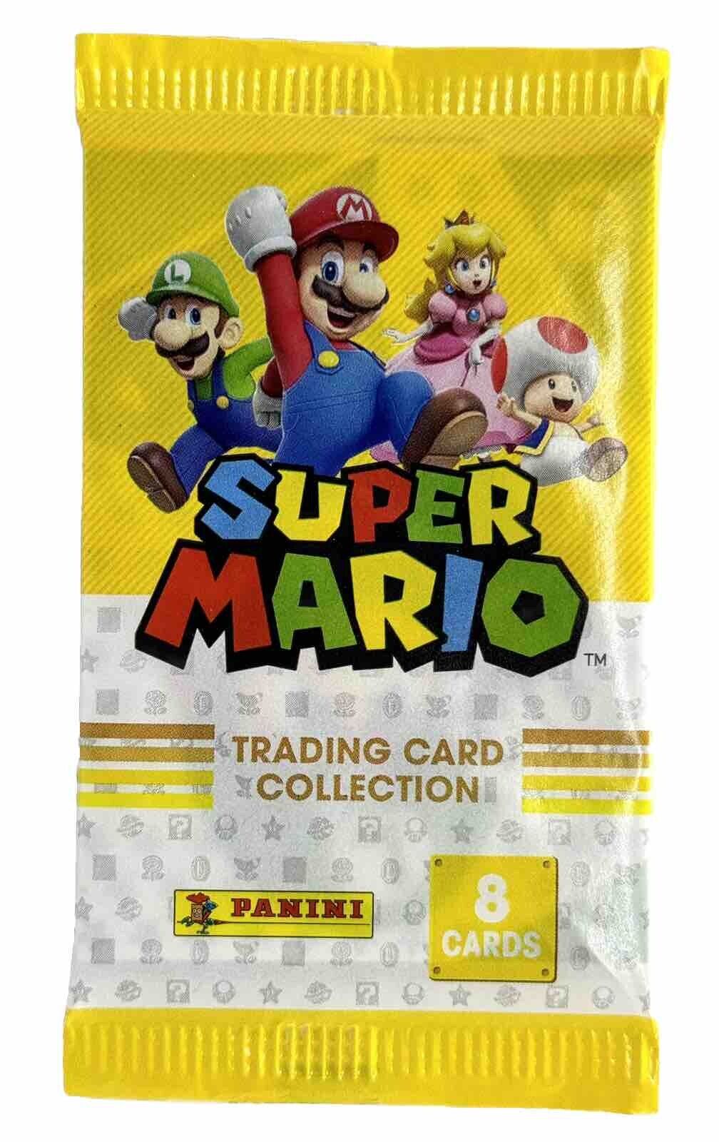2022 Panini Super Mario Trading Cards Factory Sealed Booster Pack