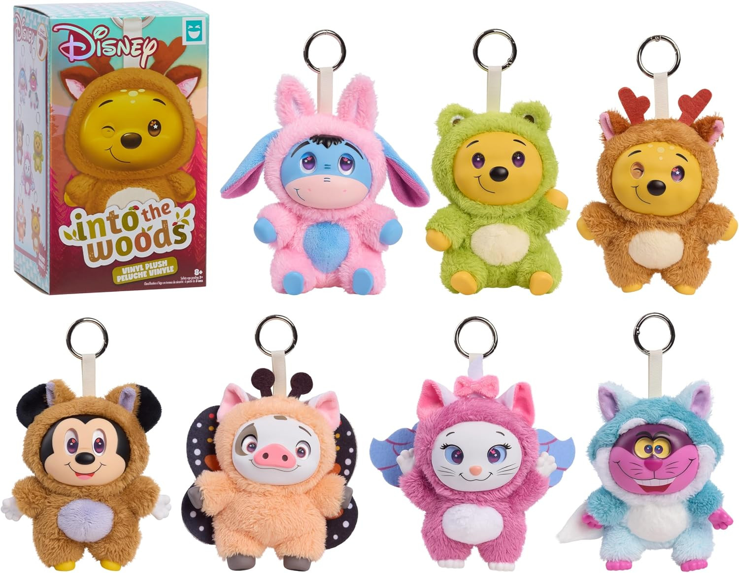 Disney Into the Woods Vinyl Plush Clip-on Surprise Toy Blind Box 5.5-Inch Plush Disney Into the Woods Vinyl Plush Clip-on Surprise Toy Blind Box 5.5-Inch Plush