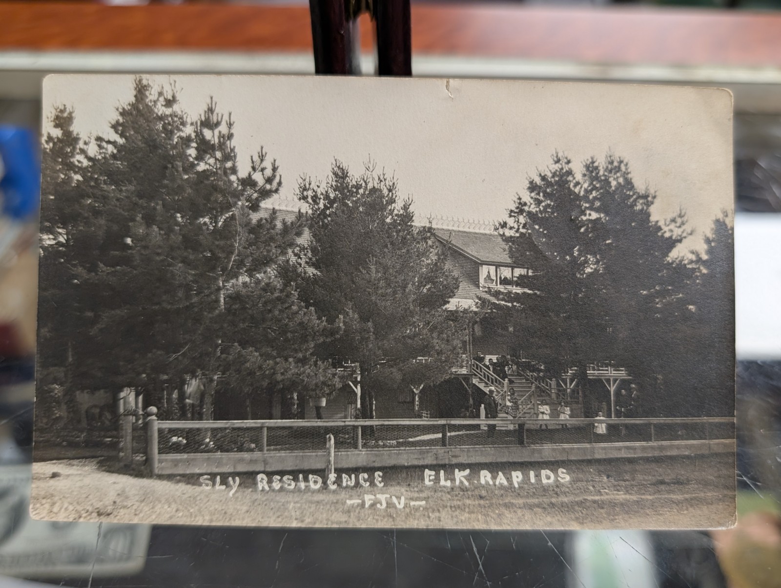 Elk Rapids Michigan MI Sly Residence Real Photo Postcard Rppc Mi Elk Rapids Michigan MI Sly Residence Real Photo Postcard Rppc Mi