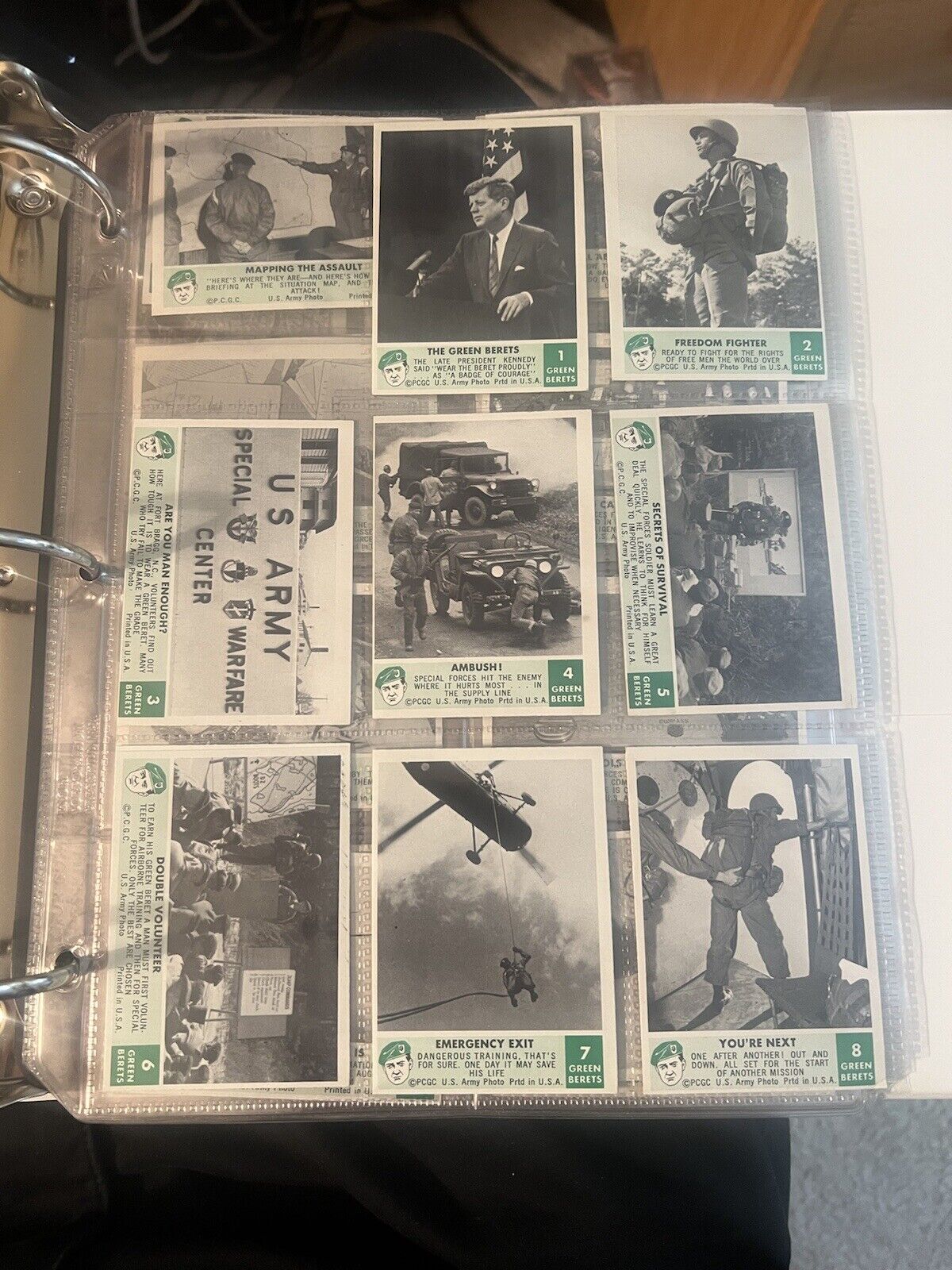 1966 Philadelphia Gum Green Berets, Complete Set of 66