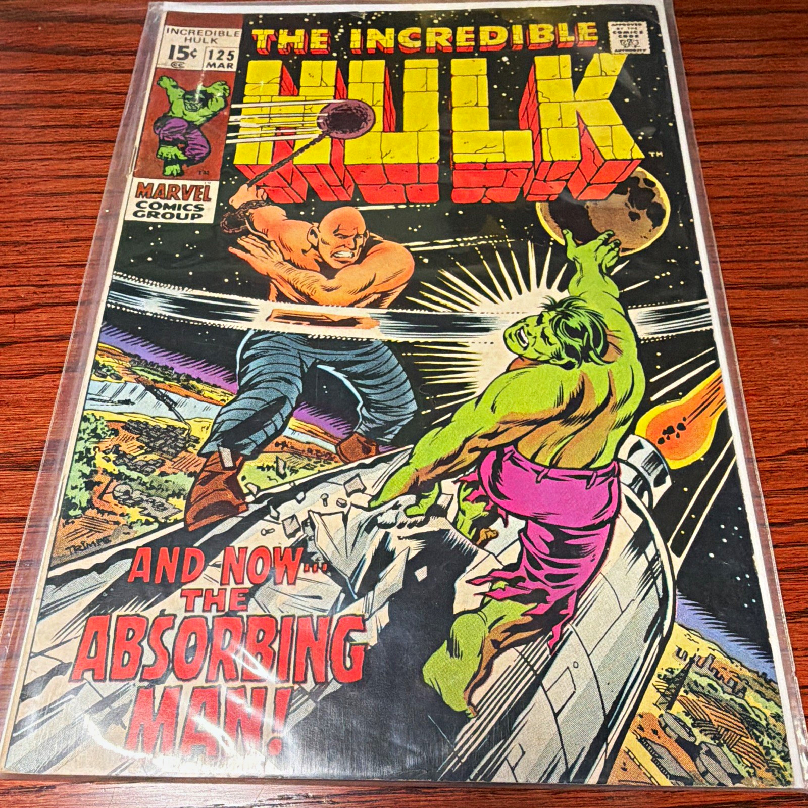 Marvel The Incredible Hulk #125 (1970) Single Issue - Lee/Thomas, Trimpe Cover Marvel The Incredible Hulk #125 (1970) Single Issue - Lee/Thomas, Trimpe Cover