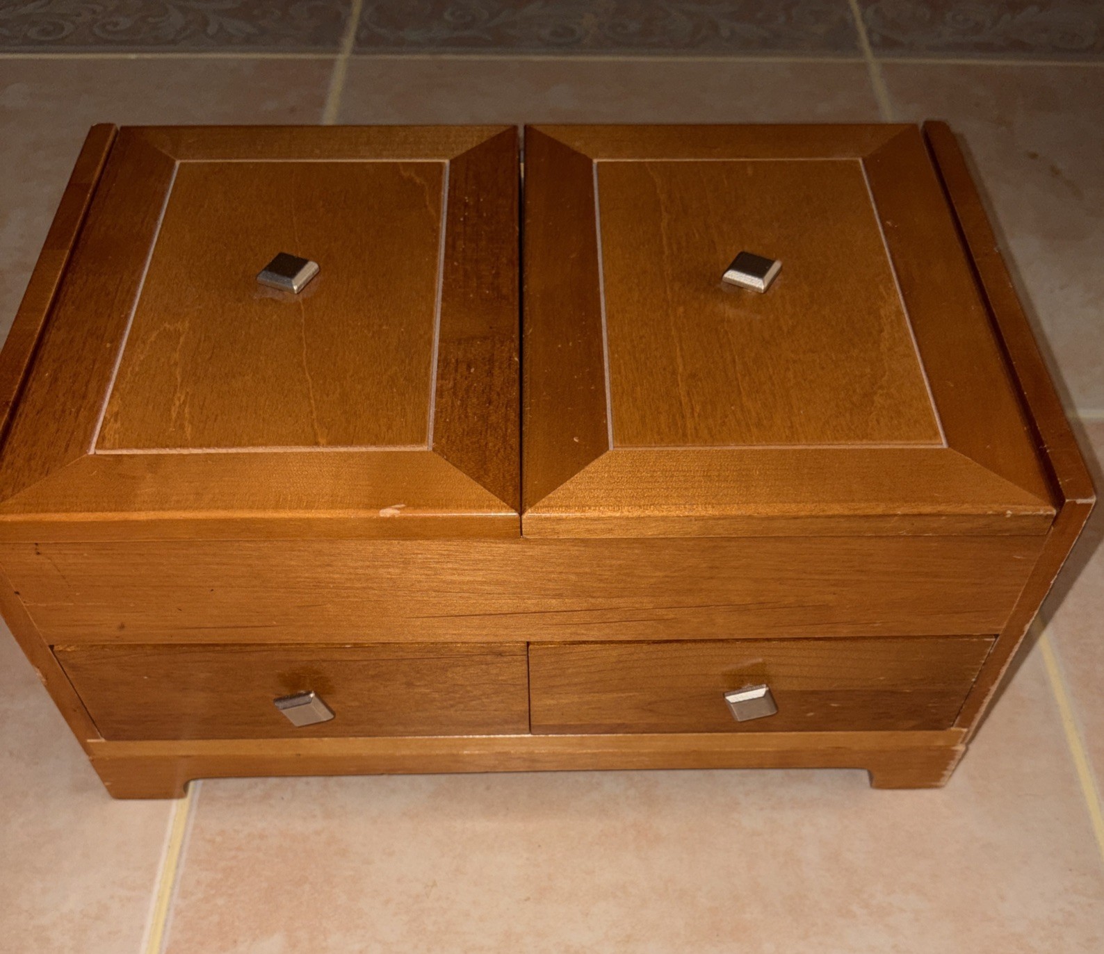 Vintage Levenger Rare Pen/Jewelry Display Case Box Wood Vintage Levenger Rare Pen/Jewelry Display Case Box Wood