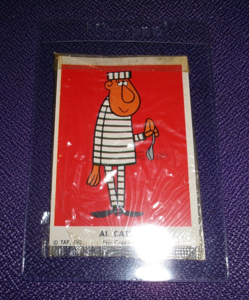 AL CATRAZ vtg rare 1962 MIP Crusader Rabbit BELL BRAND Cartoon Card #10 AL CATRAZ vtg rare 1962 MIP Crusader Rabbit BELL BRAND Cartoon Card #10