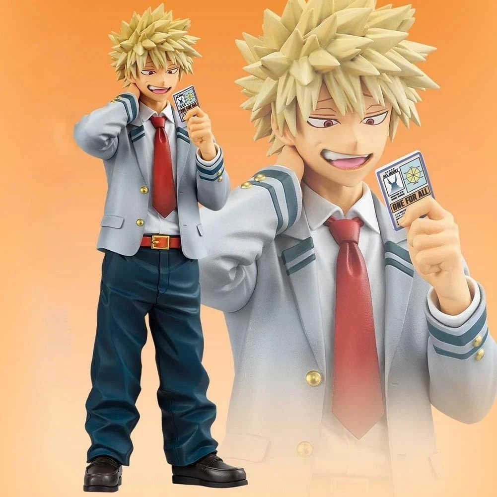 Bakugo Figure Statue Anime Heros Action Figures Model PVC Desktop Figurine Decor