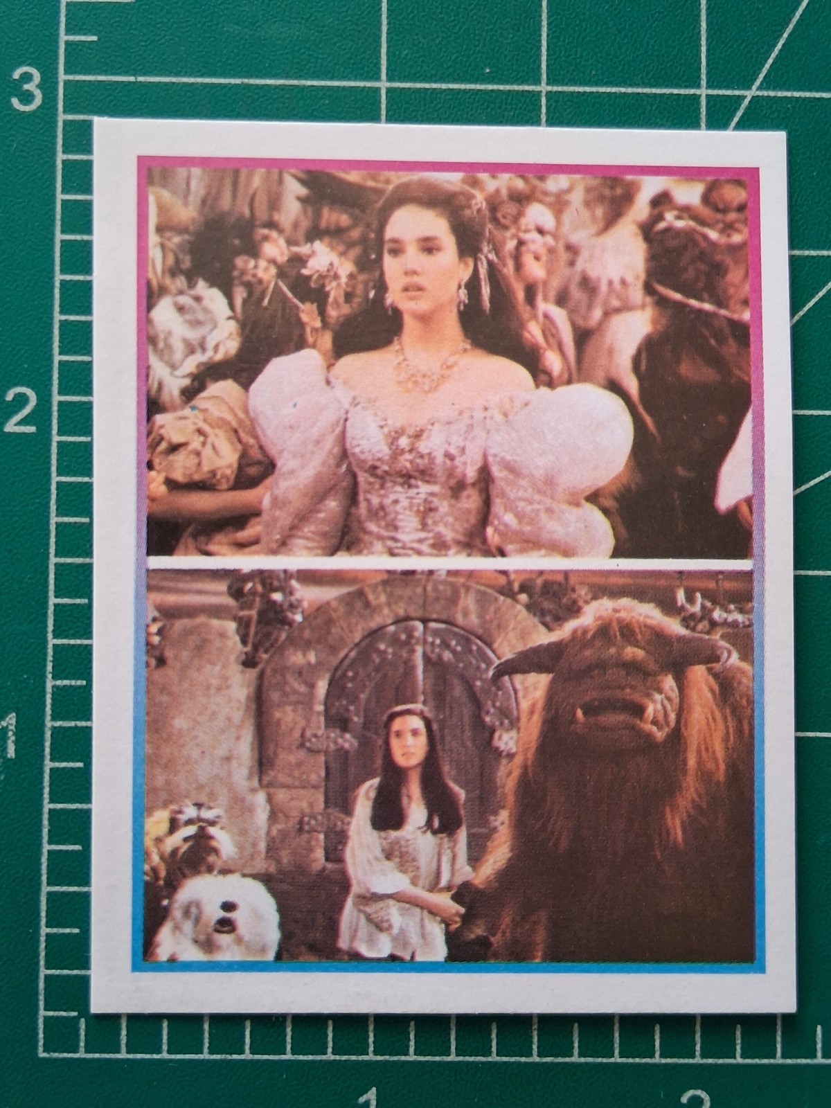 1986 EDICIONES ESTE SUPER STARS MOVIE CARD LABYRINTH JENNIFER CONNELLY NR-MINT 