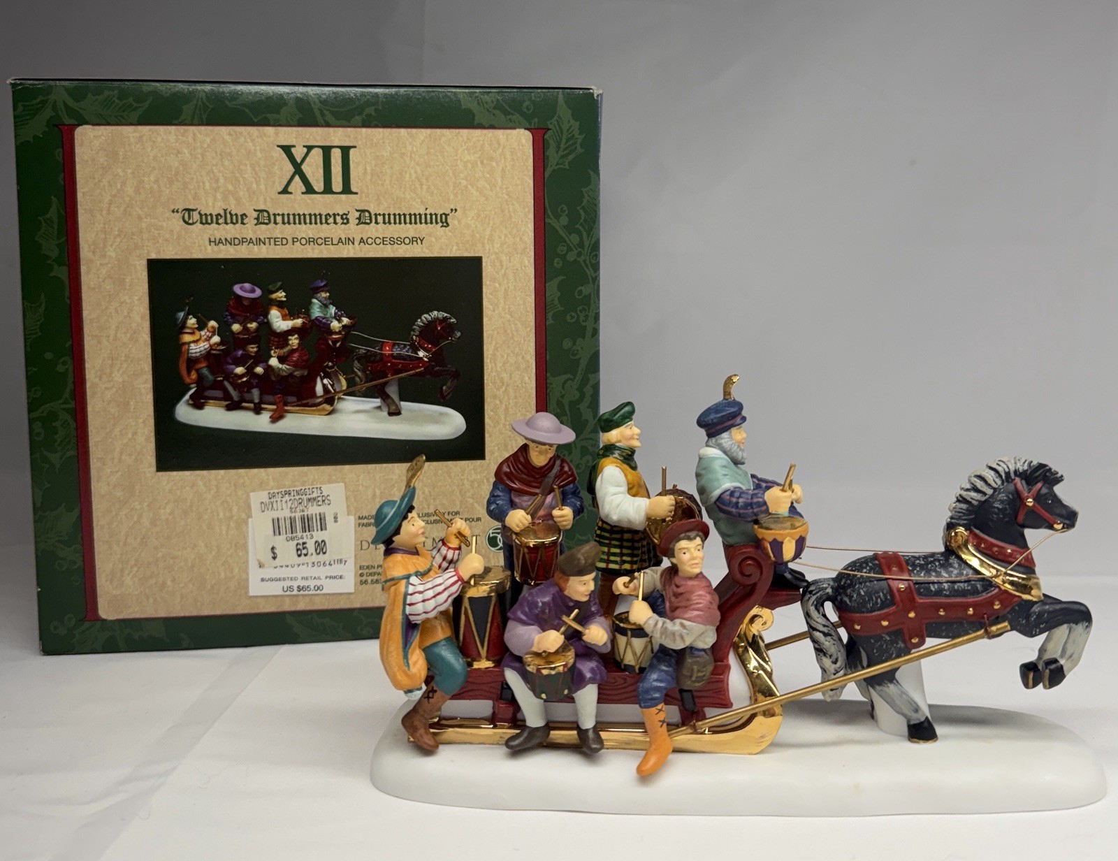 Vintage Mint 1999 Twelve Days of Dickens\' Village #12 \