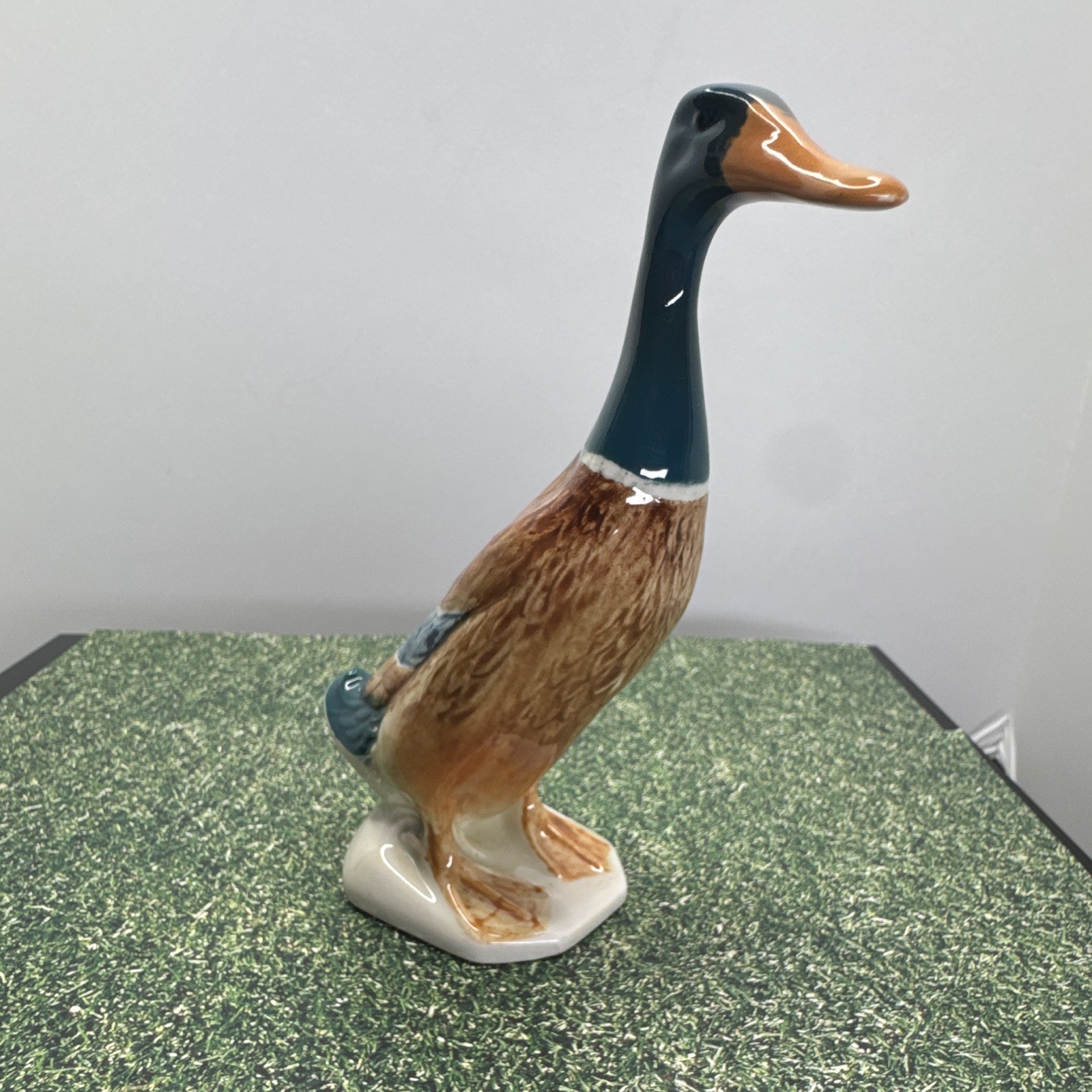 Vintage Beswick England Porcelain Standing Mallard Duck Figurine #756