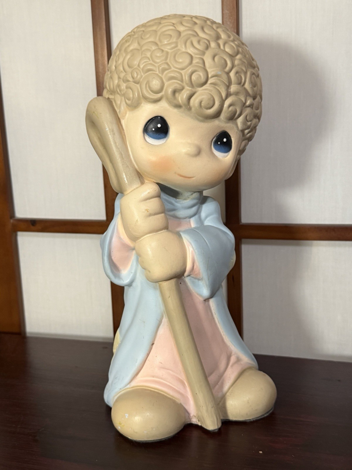 Vtg 1999 Precious Moments Shepherd Boy Figurine 11 Inches Tall HEAVY Vtg 1999 Precious Moments Shepherd Boy Figurine 11 Inches Tall HEAVY