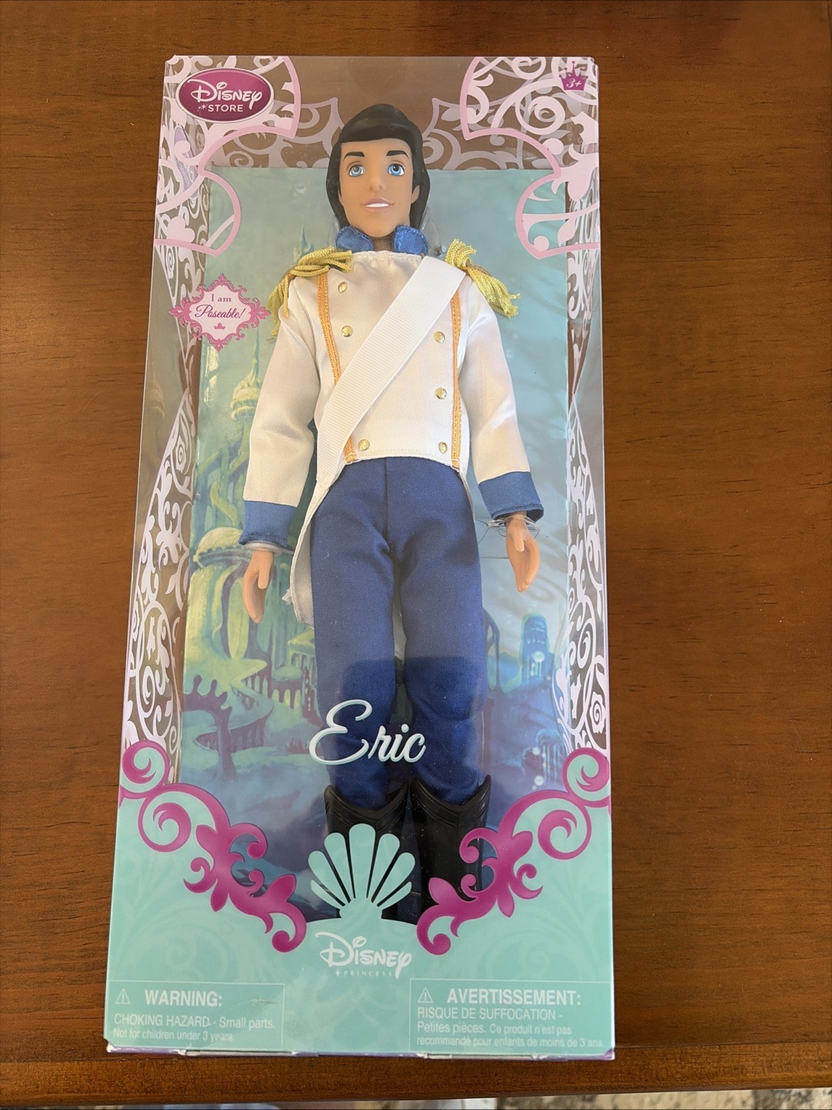 Disney Store “Eric” Portable Doll in Box Disney Store “Eric” Portable Doll in Box