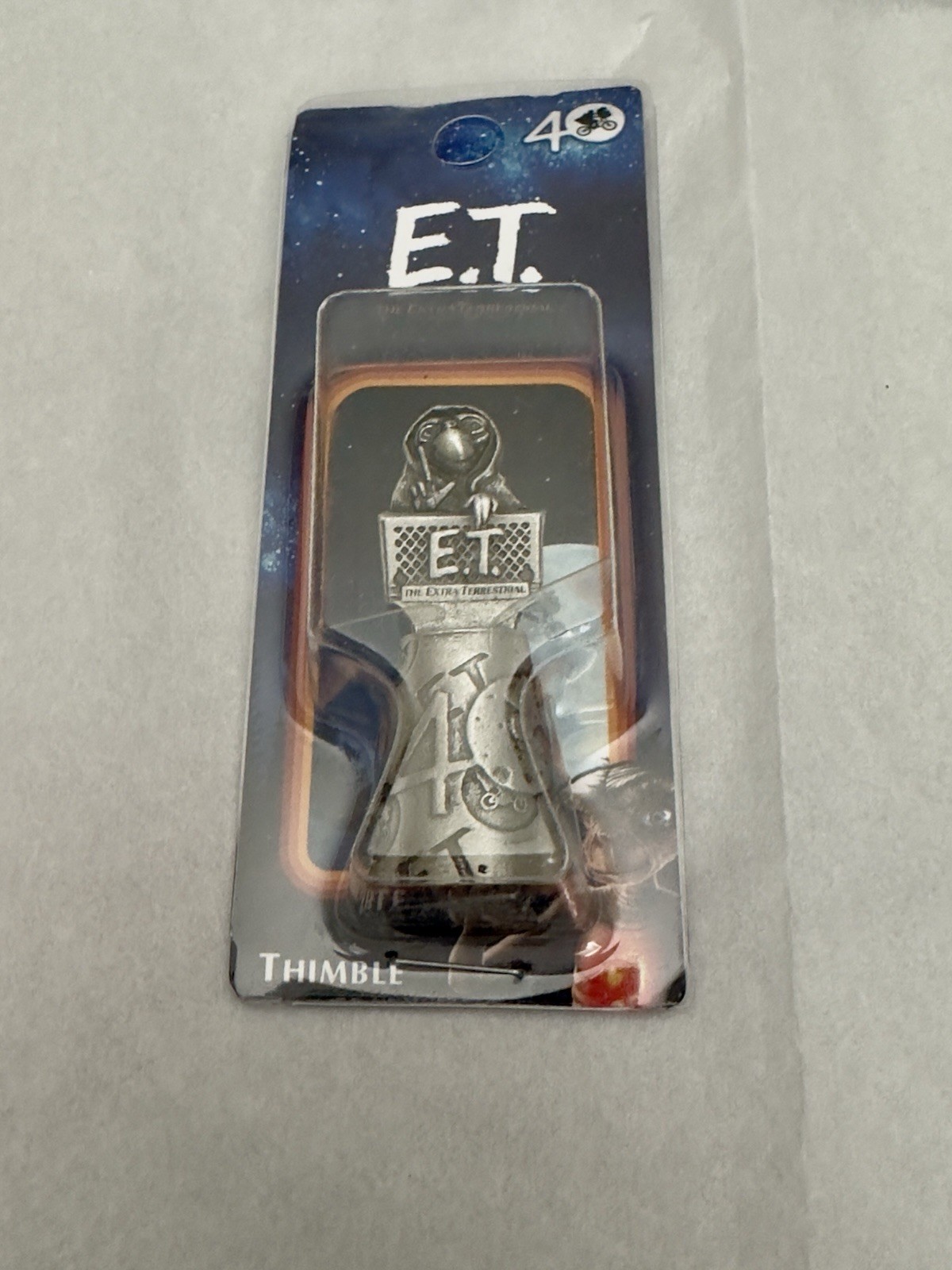 E.T The Extraterrestrial 40th Anniversary Thimble Limited Edition Brand New E.T The Extraterrestrial 40th Anniversary Thimble Limited Edition Brand New