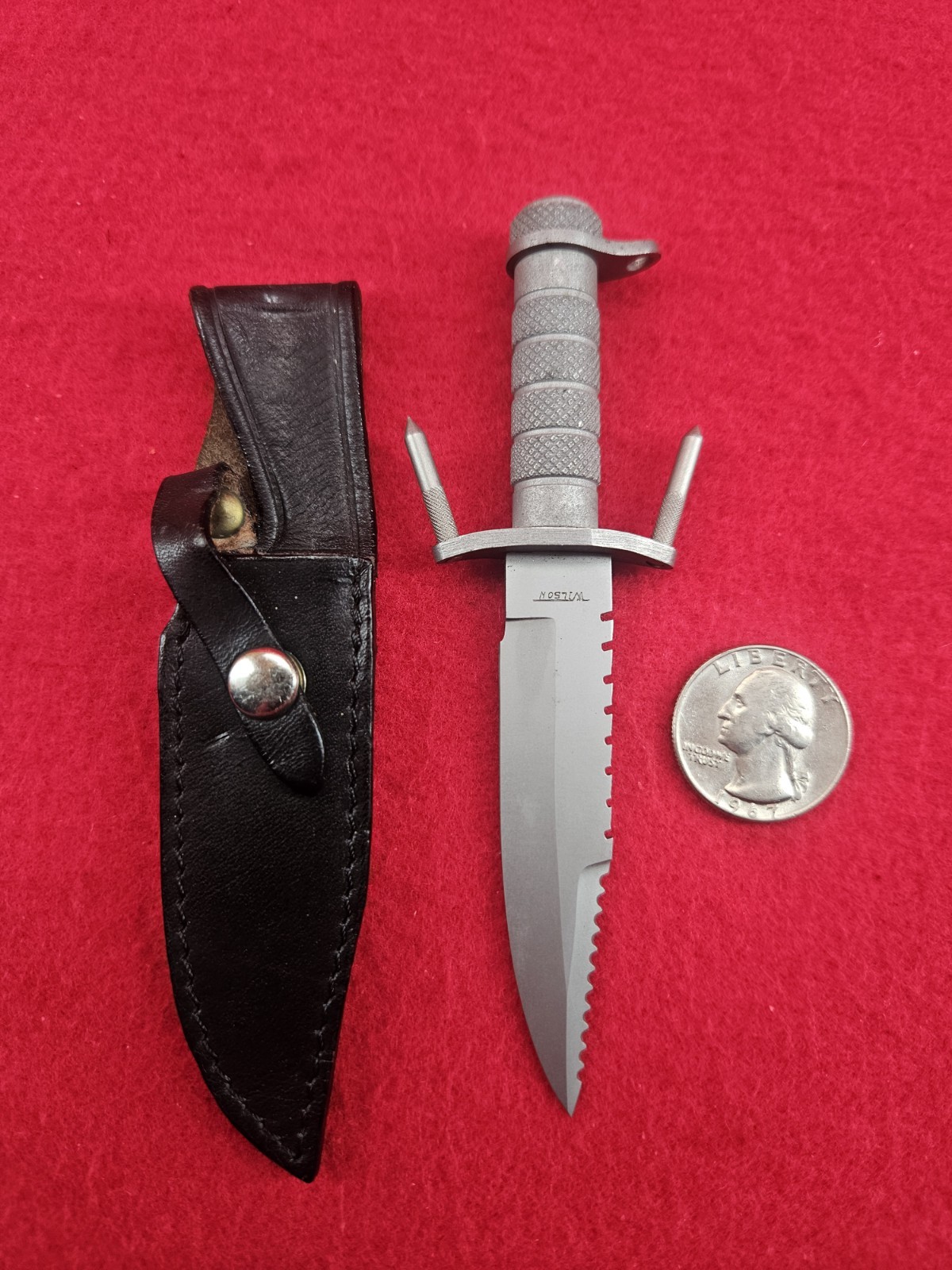 Buck Knives Wilson 184 Buckmaster Survival Knife Authorized Mini 1987 - 200 Made Buck Knives Wilson 184 Buckmaster Survival Knife Authorized Mini 1987 - 200 Made