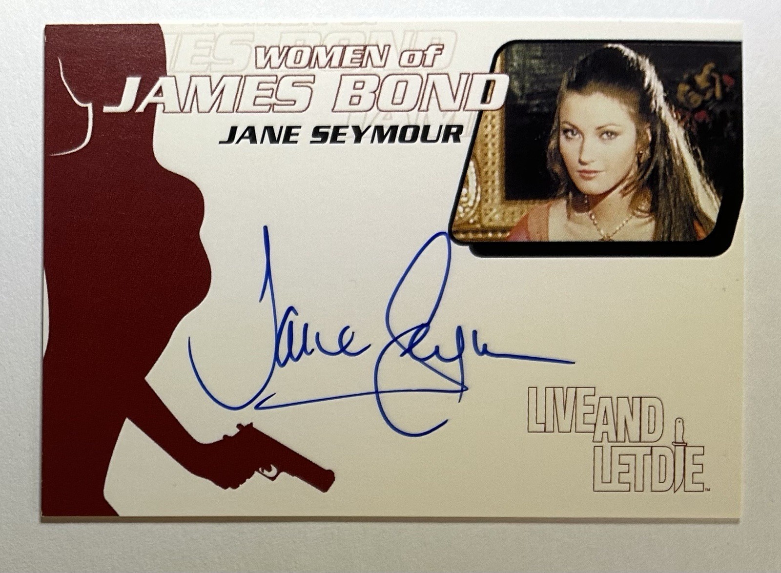 2003 WOMEN OF JAMES BOND AUTO JANE SEYMOUR CARD WA14 AUTOGRAPH LIVE AND LET DIE 2003 WOMEN OF JAMES BOND AUTO JANE SEYMOUR CARD WA14 AUTOGRAPH LIVE AND LET DIE