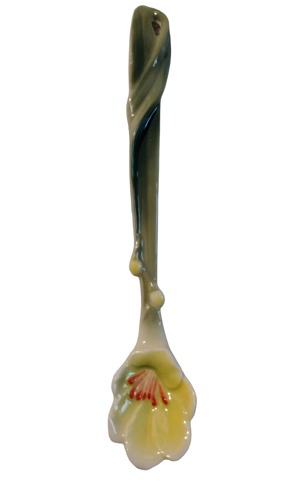 Franz Fine Porcelain Sculptured Spring Freesia Design #FZ00135 Spoon