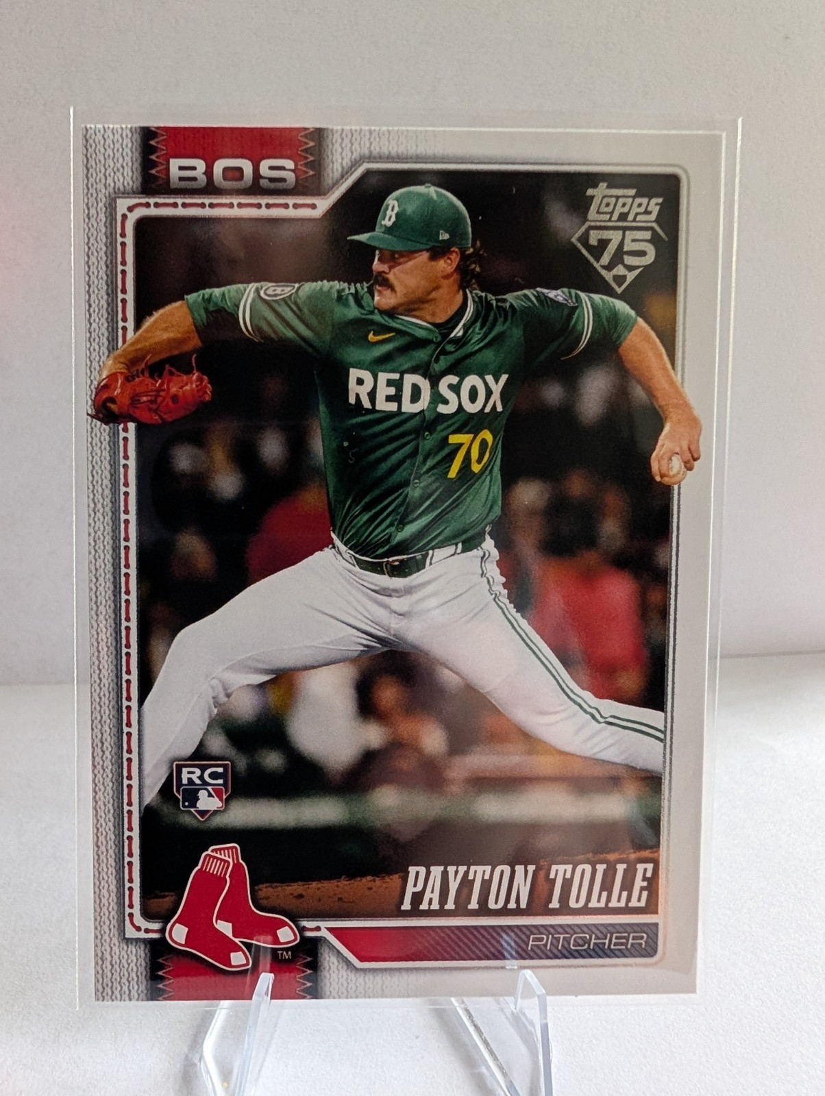 Payton Tolle #15 Boston Red Sox RC 2026 TOPPS Baseball Cards Series 1 Payton Tolle #15 Boston Red Sox RC 2026 TOPPS Baseball Cards Series 1